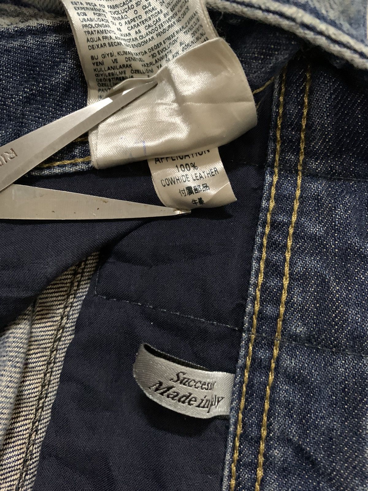 Diesel Diesel Industry Krayver Acid Wash Distressed Grunge Jeans Size US 32 / EU 48 - 23 Thumbnail
