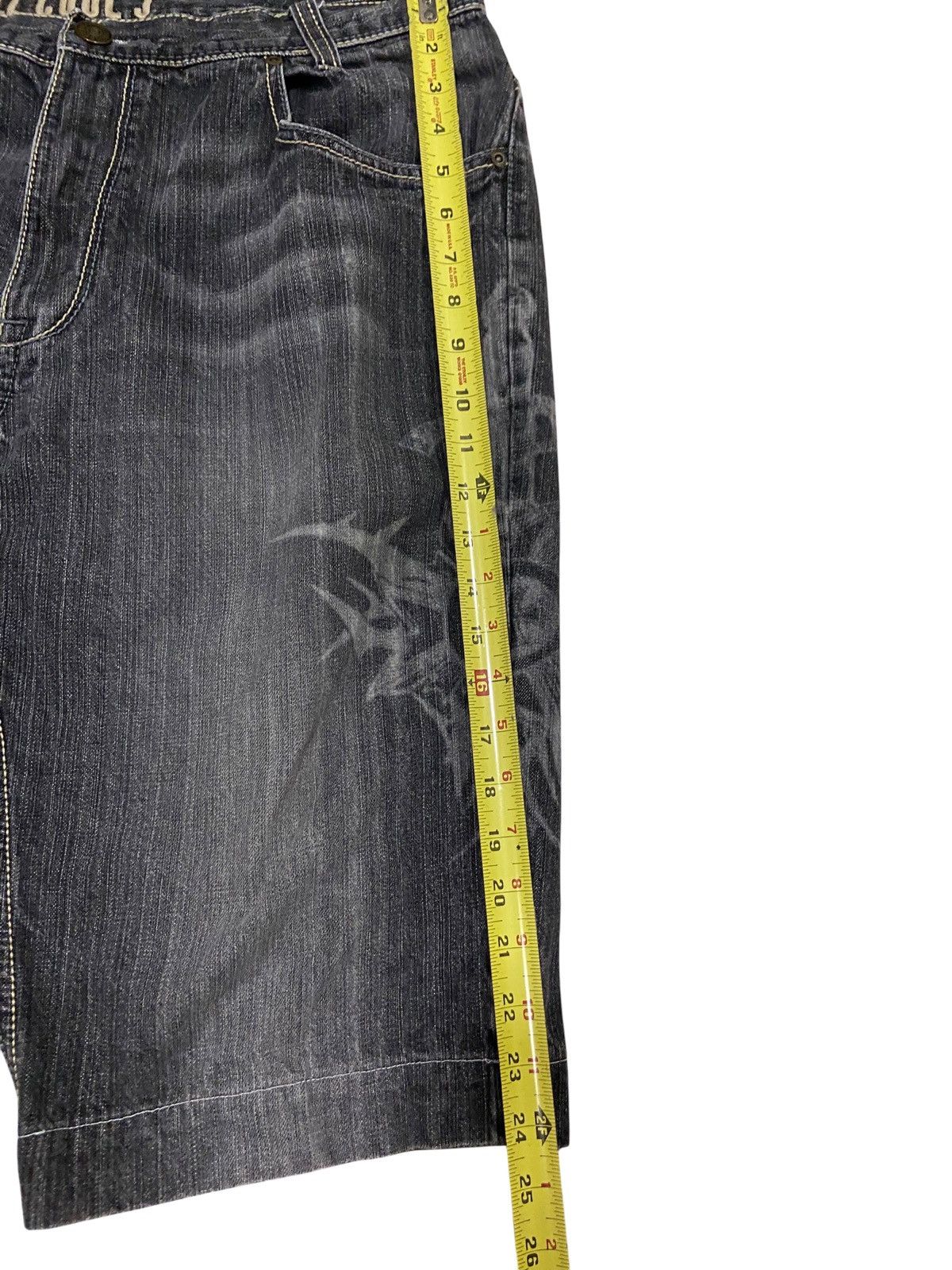 JNCO × Vintage Vintage Y2K LL Cool J Jnco Style Dagger Jorts Size 36 RARE Size US 36 / EU 52 - 9 Thumbnail