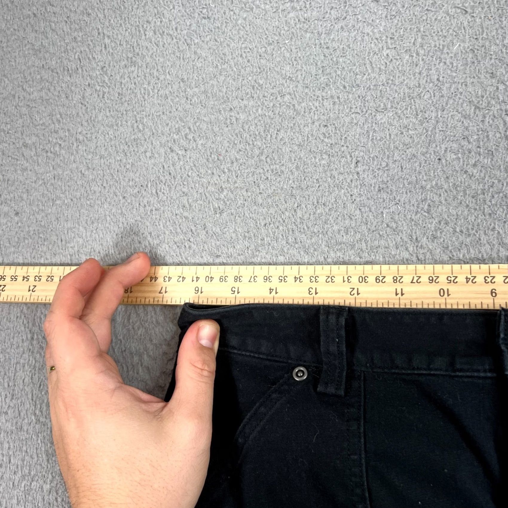 Vintage Duluth Trading Women’s Curvesetter Waistband Cargo Pants Black 10x29 Size 32" / US 10 / IT 46 - 5 Thumbnail