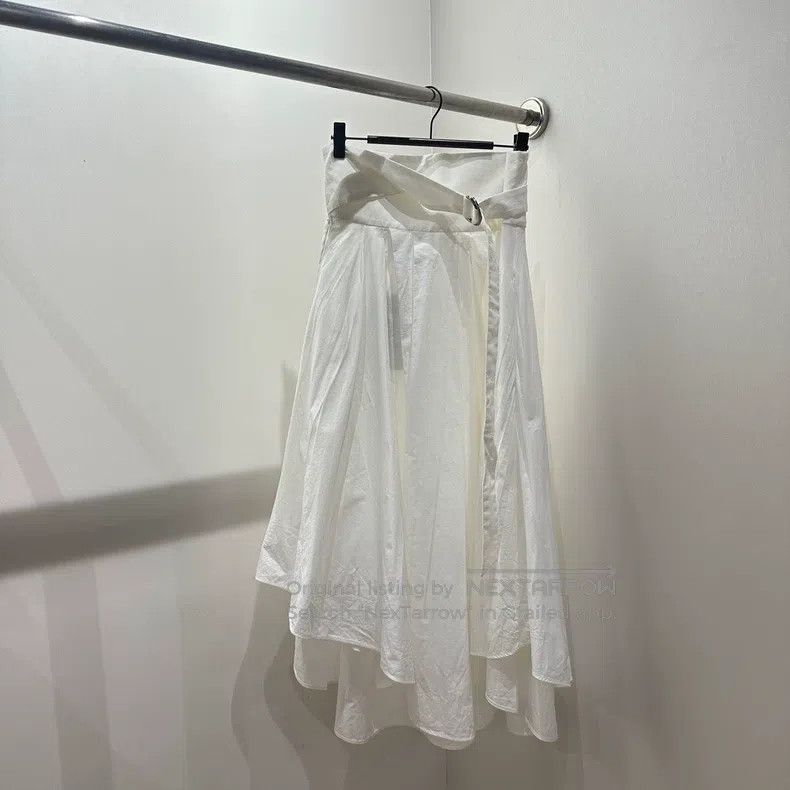Brunello Cucinelli Brunello Cucinelli Tie Belt Solid Color Asymmetrical Skirt Size 26" / US 2 / IT 38 - 1 Thumbnail
