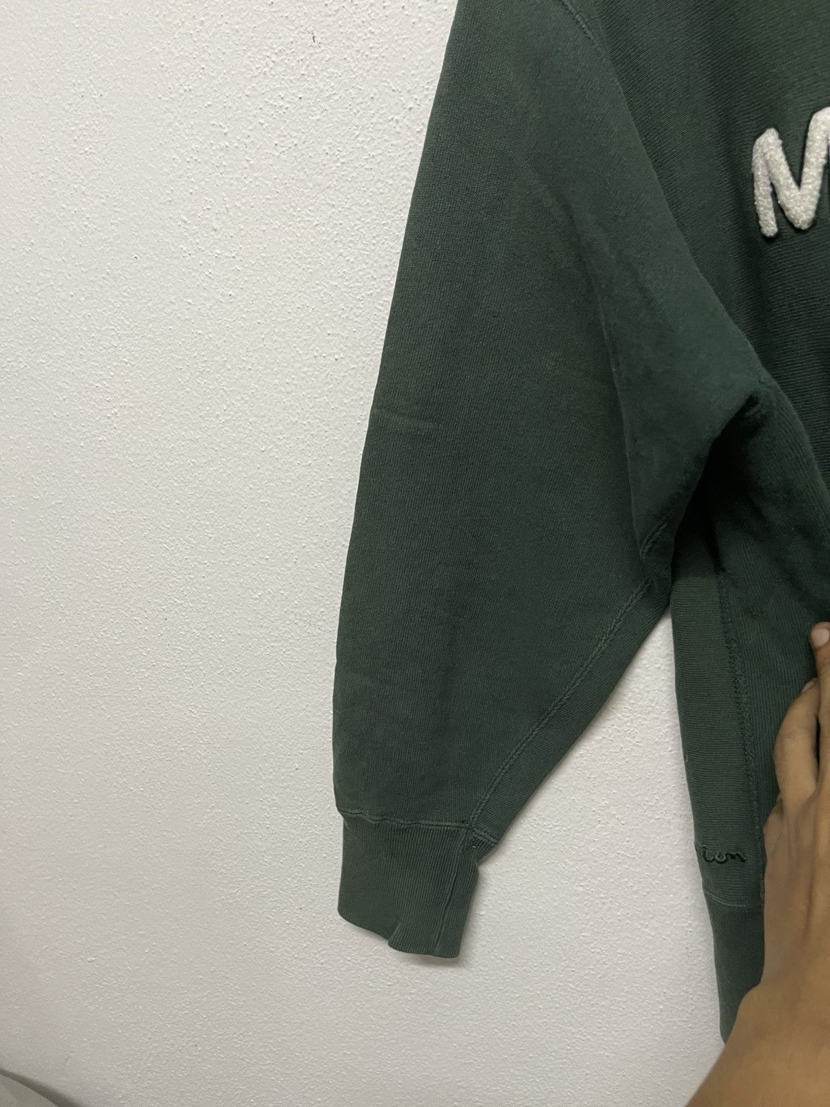 Champion × Vintage VINTAGE CHAMPION X MILKFED BOX LOGO HOODIE GREEN COLOUR Size US S / EU 44-46 / 1 - 8 Thumbnail