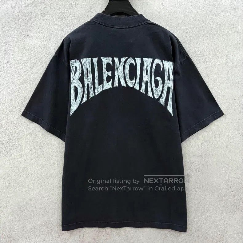 Balenciaga Balenciaga Island Palm Tree Graffiti Short Sleeve Size US S / EU 44-46 / 1 - 2 Thumbnail