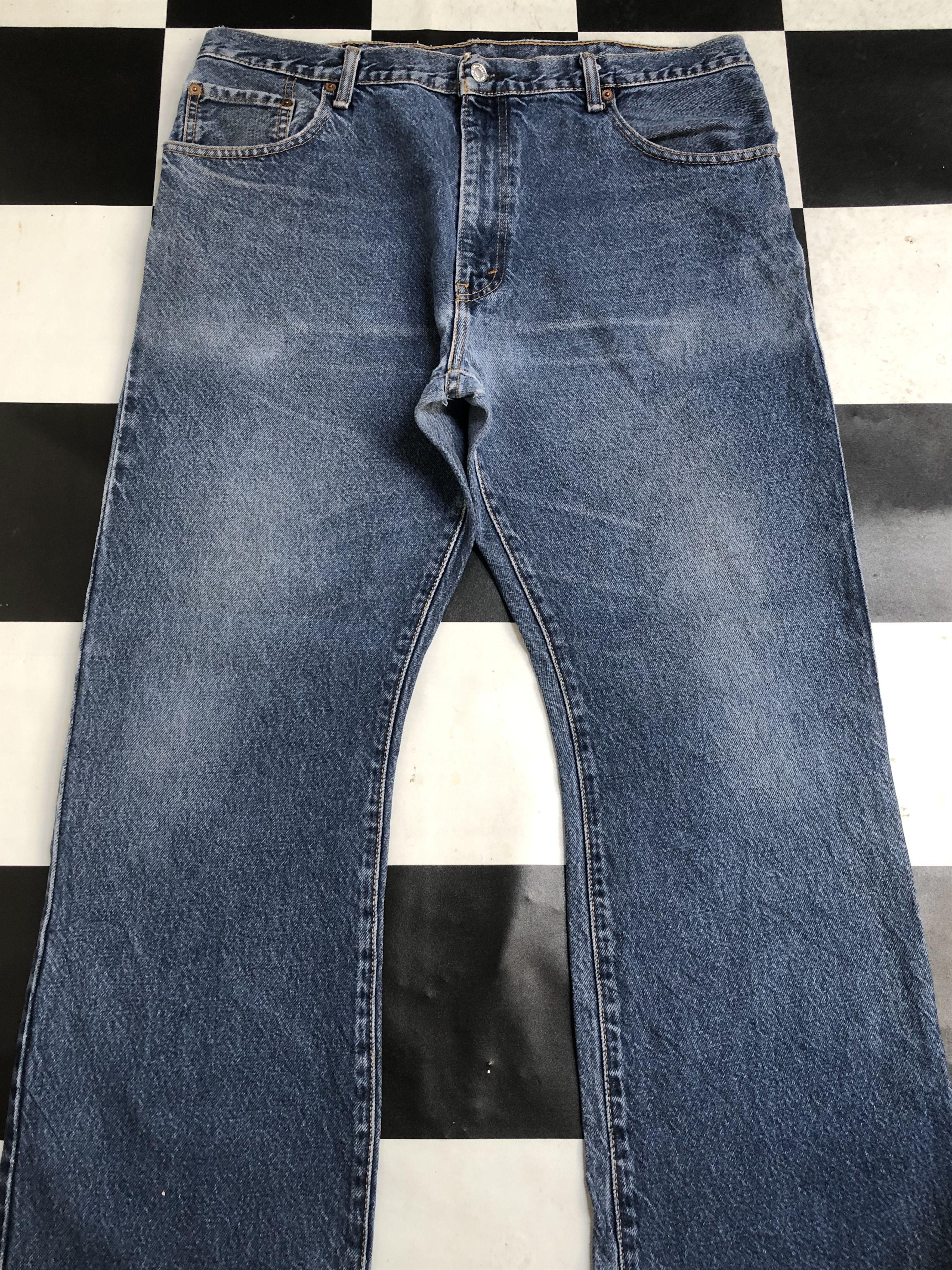 Levi's × Vintage Vintage Levis 517 Flare Jean L363 Size US 37 - 3 Thumbnail