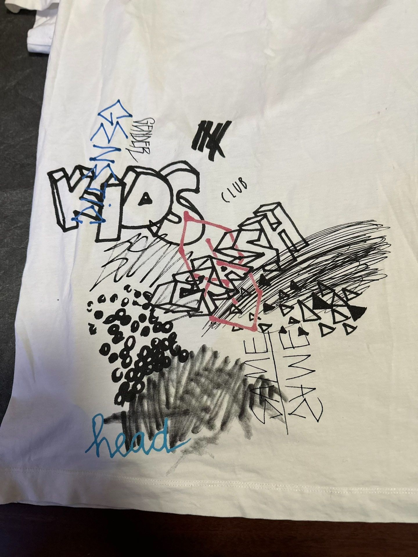 Maison Margiela Maison Margiela Graffiti short sleeves logo short sleeves 2 Size XXS / US 00 / IT 34 - 2 Thumbnail