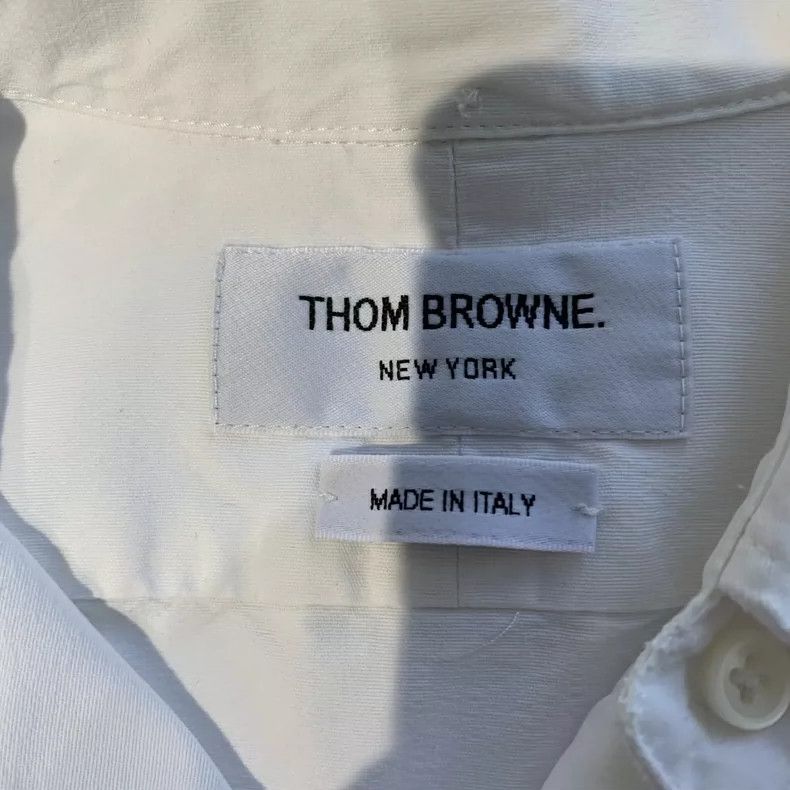 Thom Browne Thom Browne White shirt Size US S / EU 44-46 / 1 - 3 Thumbnail