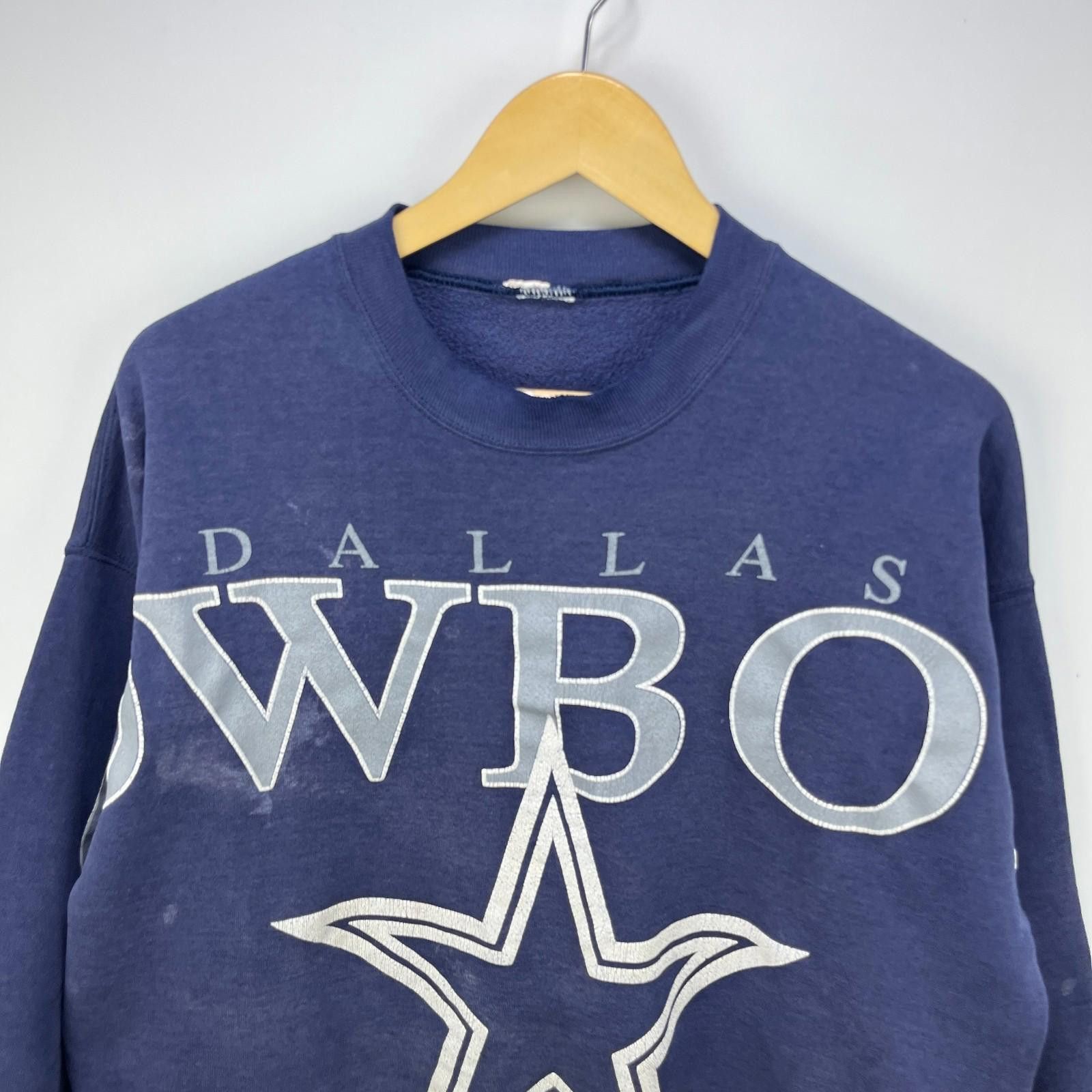 Other Vintage 90s Dallas Cowboys Spellout Sweatshirt NFL XL Size ONE SIZE - 3 Thumbnail