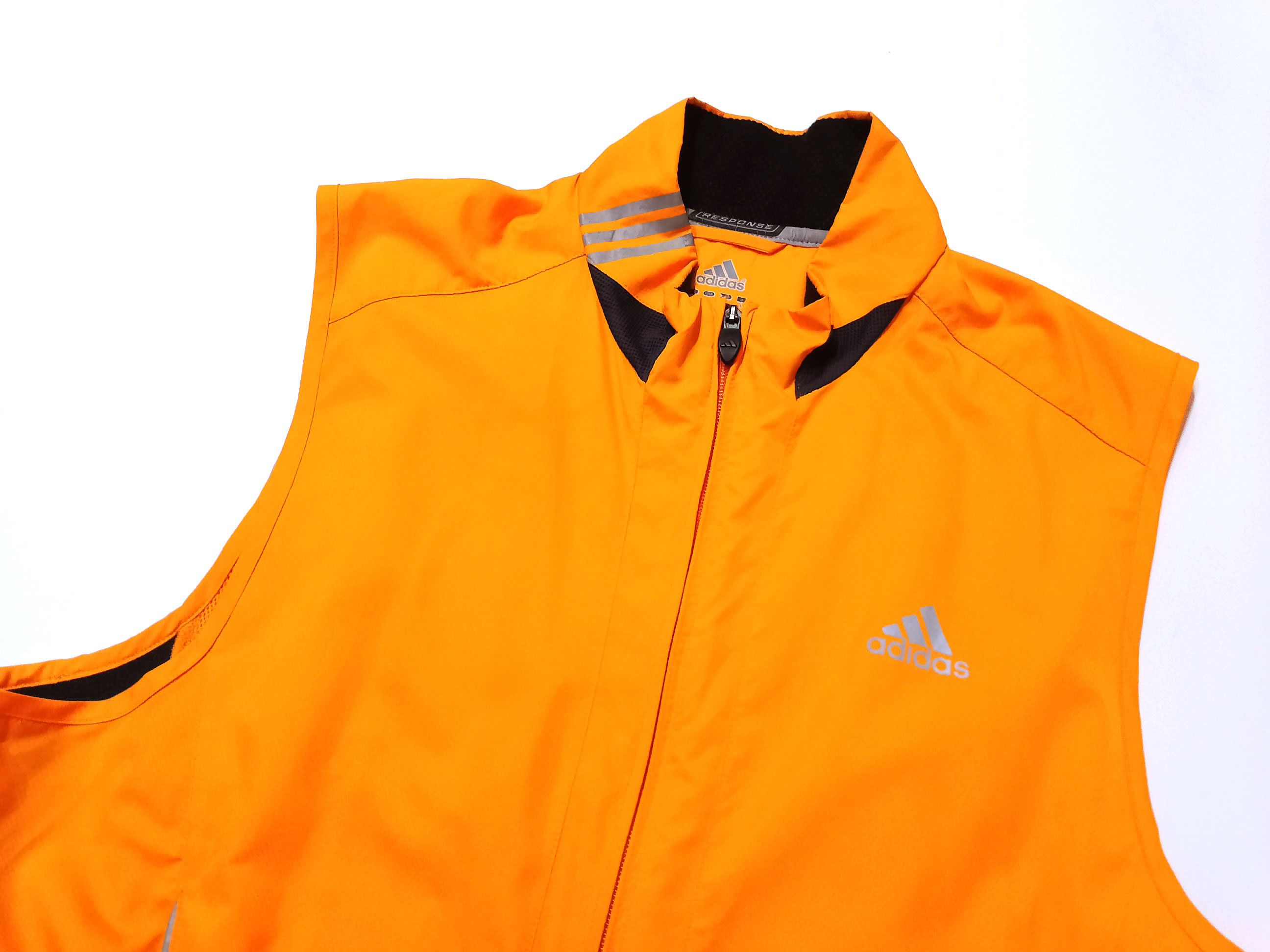 Adidas Vintage 2004 Adidas Reflective Running Vest Mesh Back Size US L / EU 52-54 / 3 - 4 Thumbnail