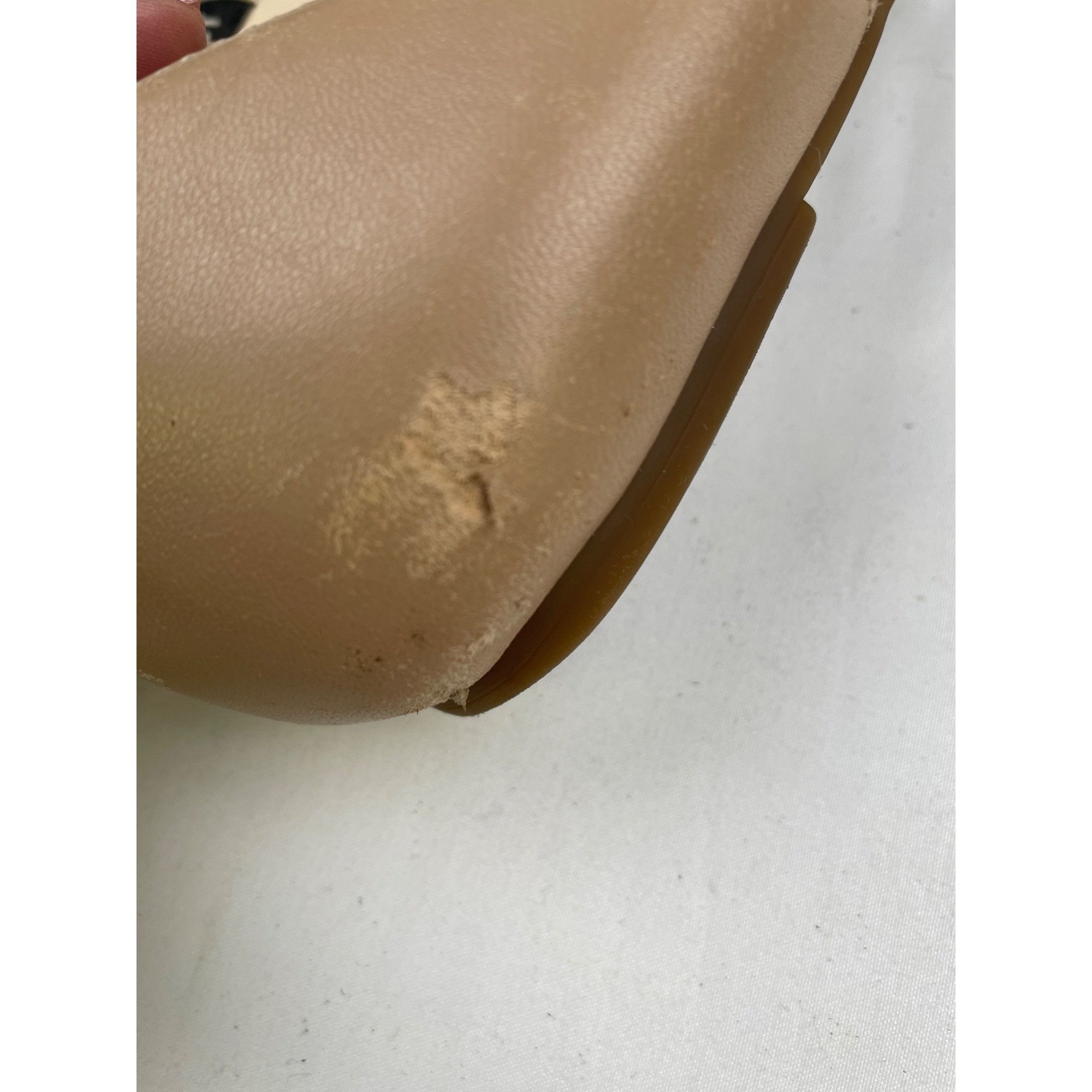 Nine West Nine West Women's Starship Leather Tan Point Toe Flats/Shoes Size US 7.5 / IT 37.5 - 8 Thumbnail