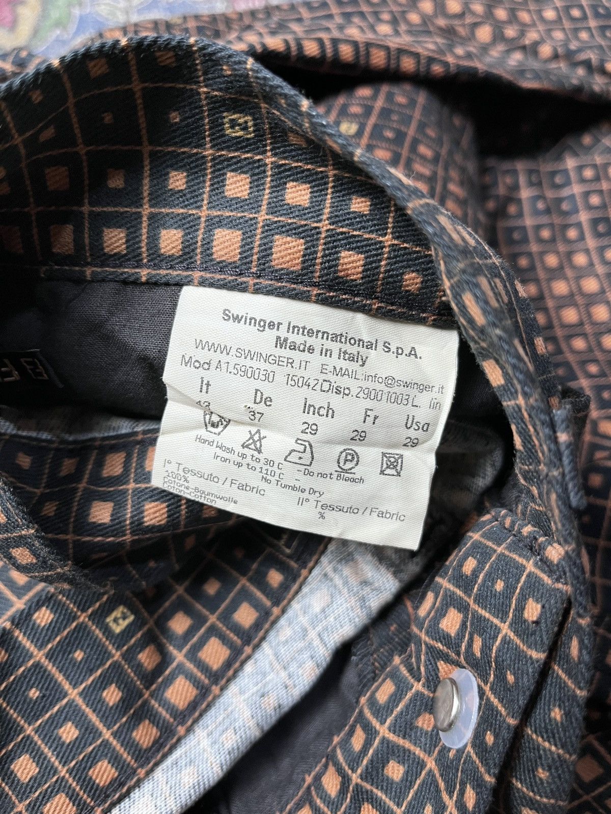 Fendi vintage Fendi zucca Jeans Size US 29 - 11 Thumbnail