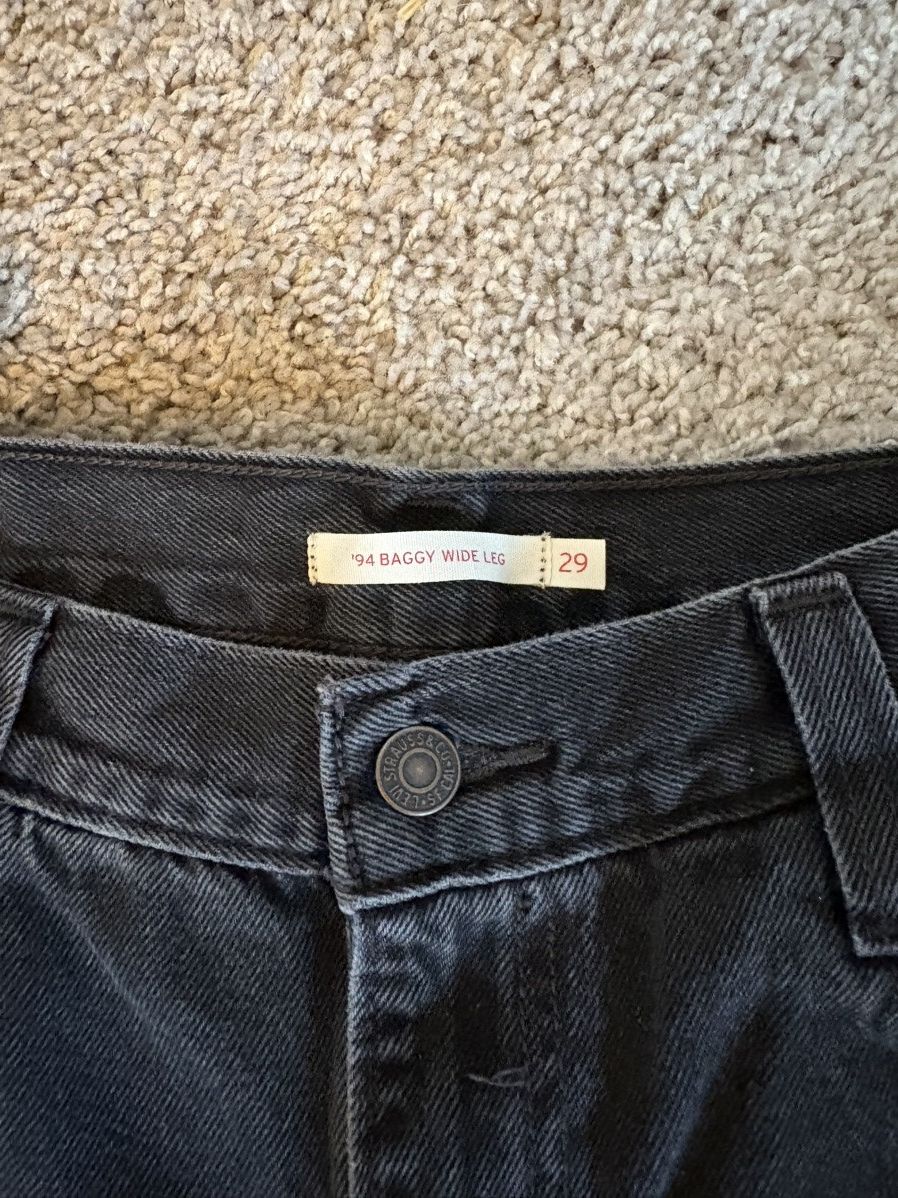 Levi's 94 baggy wide leg Levis Size 29" - 3 Thumbnail