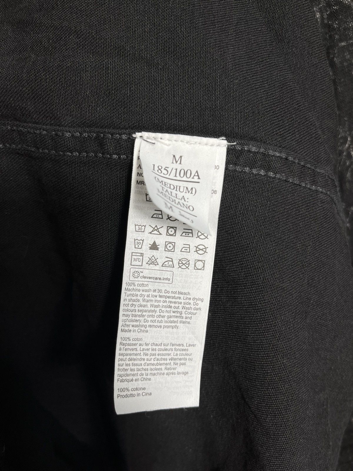 Allsaints Allsaints Nokken Denim Shirt Men’s Snap Long Sleeve Black Size US M / EU 48-50 / 2 - 6 Thumbnail