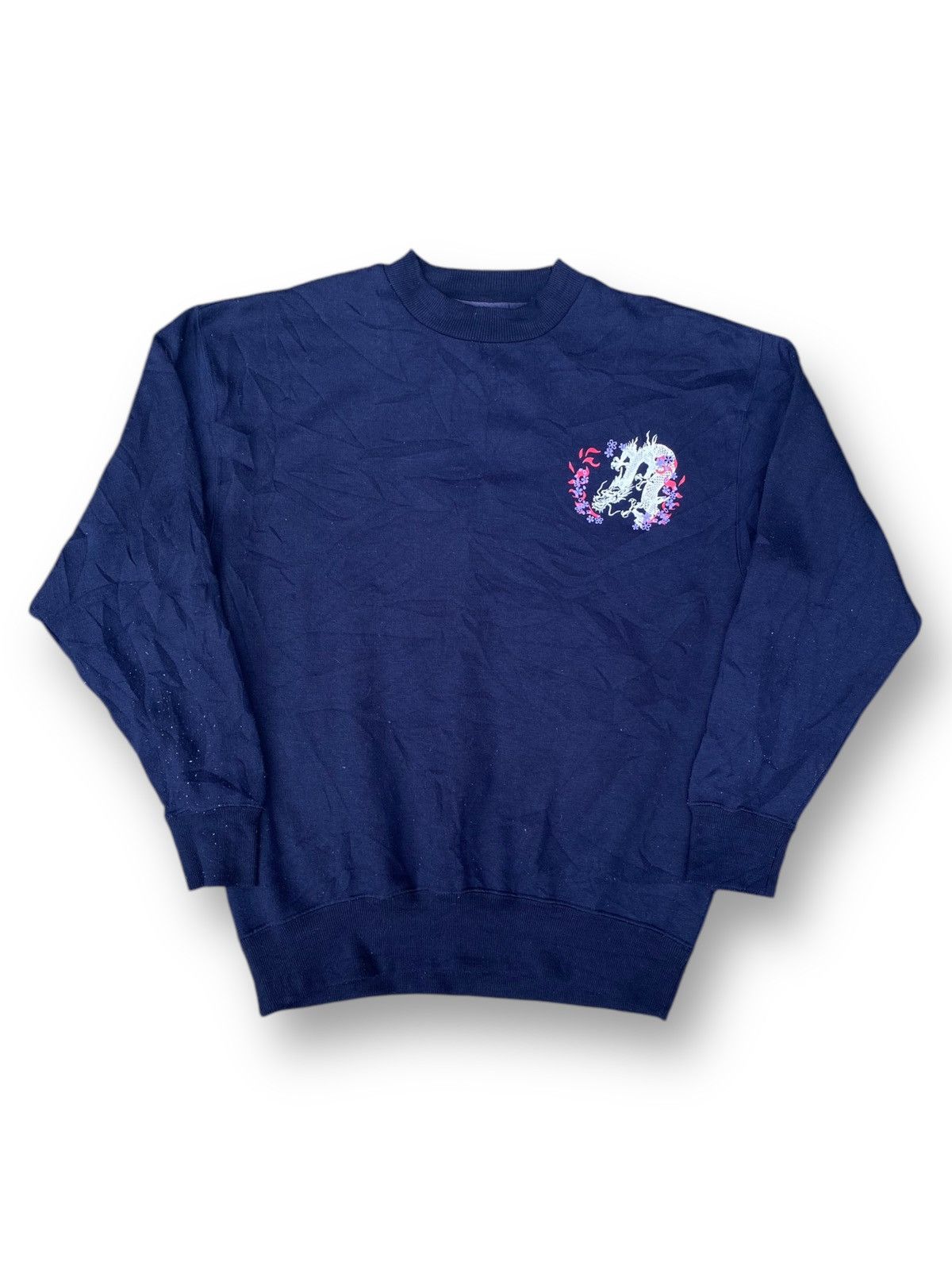 Japanese Brand Vintage Sukajan Art Dragon Japan Traditional Sweatshirt. #E4 Size US L / EU 52-54 / 3 - 2 Thumbnail