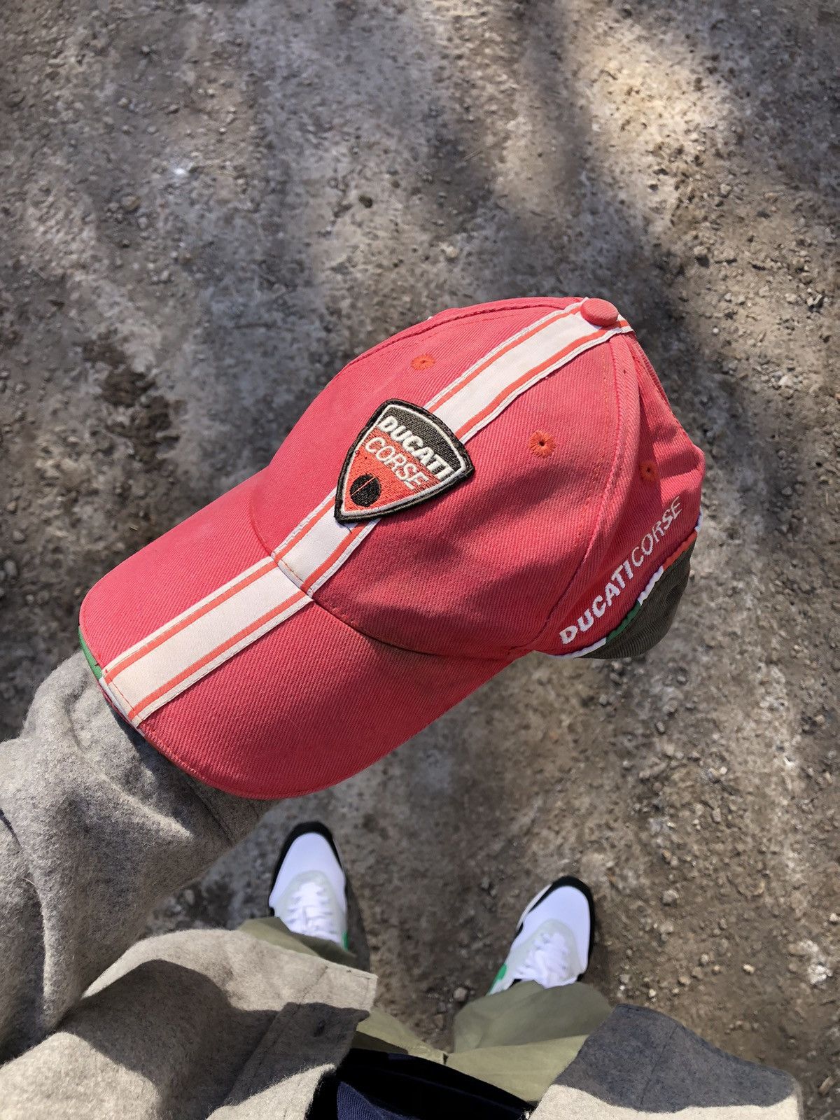 Ducati × Vintage VERY RARE DUCATI CORSE MOTORCYCLE CAP RACING BIKE RETRO 90s Size ONE SIZE - 1 Thumbnail