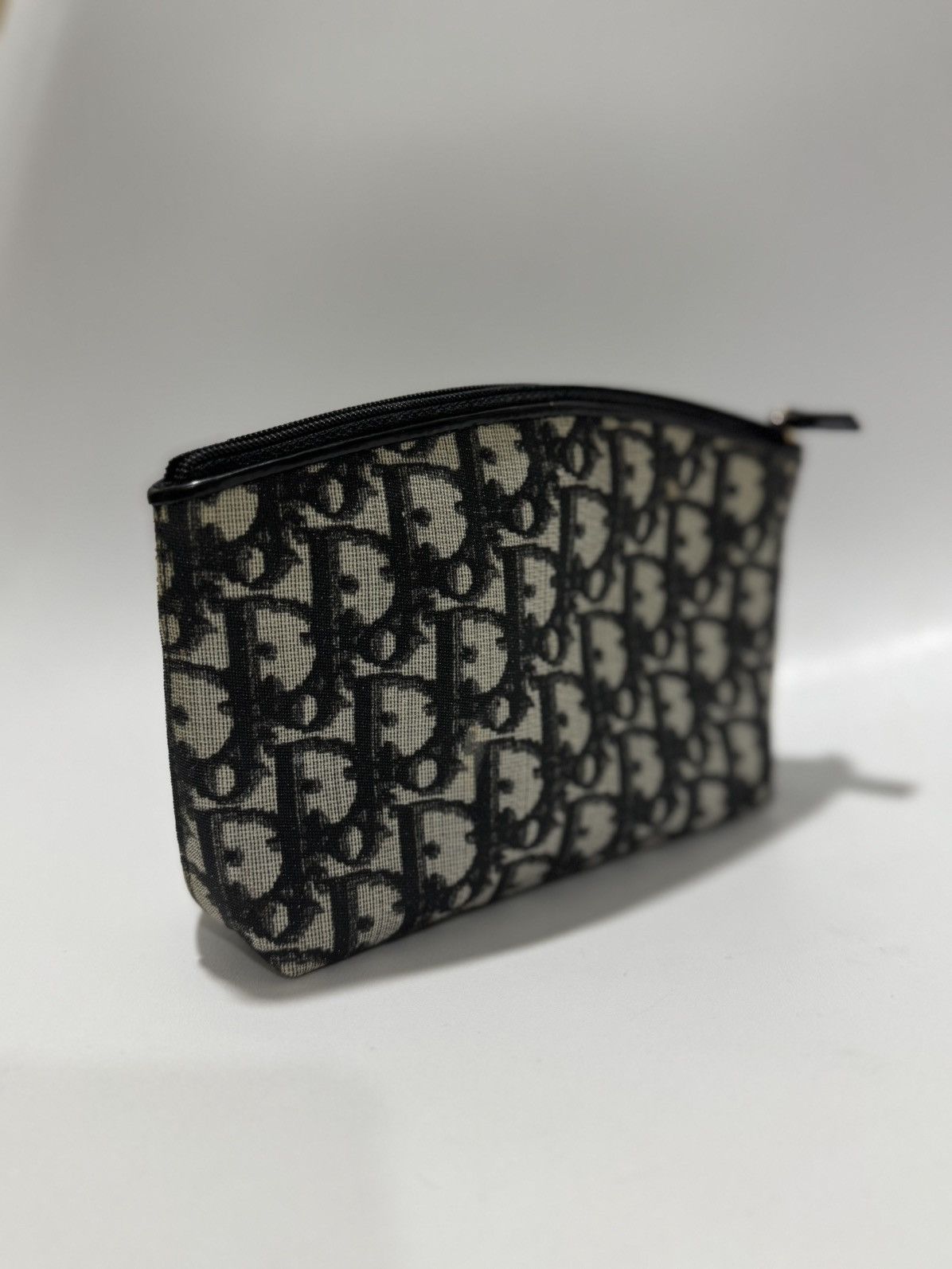Christian Dior Monsieur × Vintage Christian Dior Trotter Canvas Pouch Nero Auth Size ONE SIZE - 5 Thumbnail