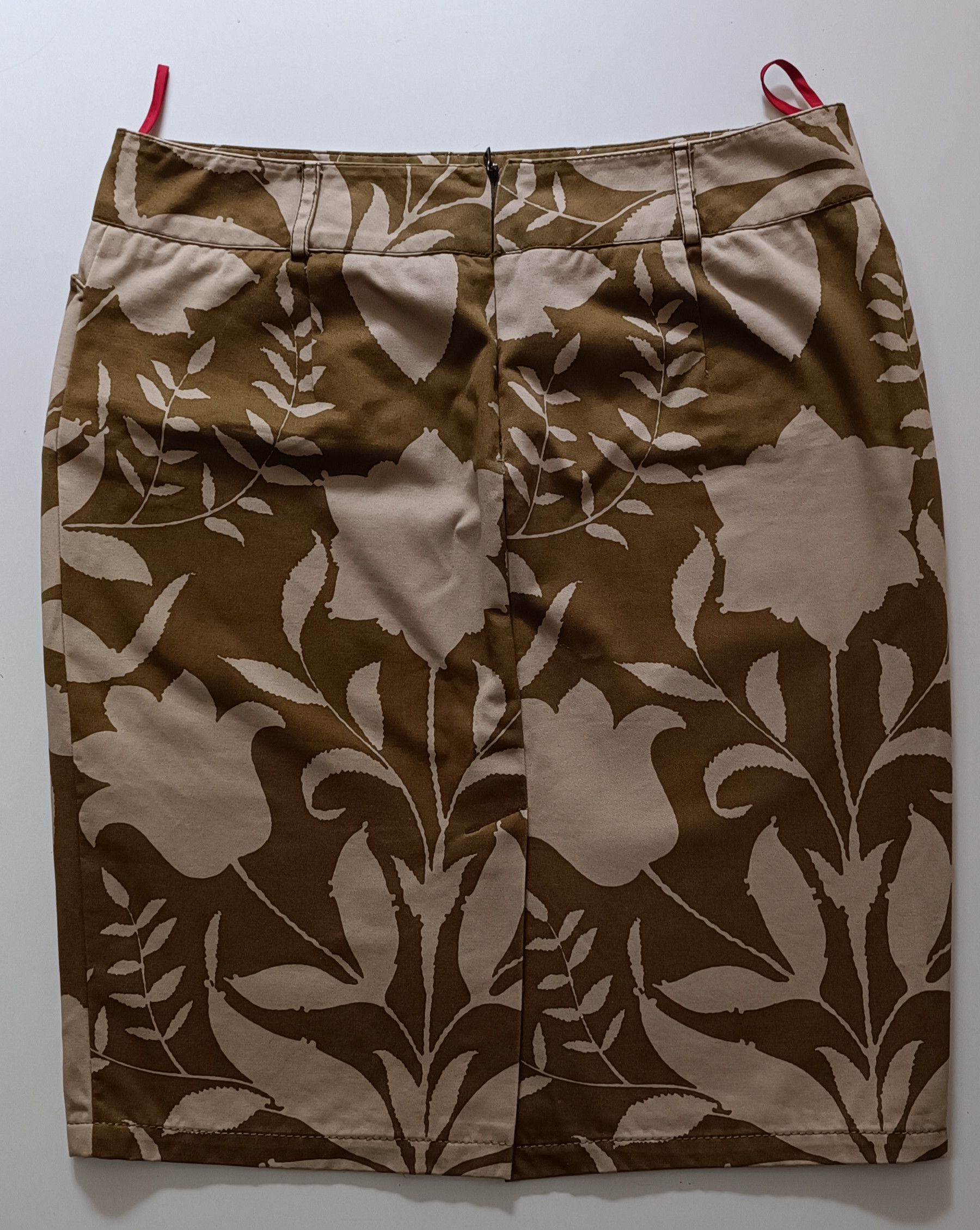 Prada SS2001 - Midi skirt with floral print, in gabardine fabric Size 32" / US 10 / IT 46 - 19 Thumbnail