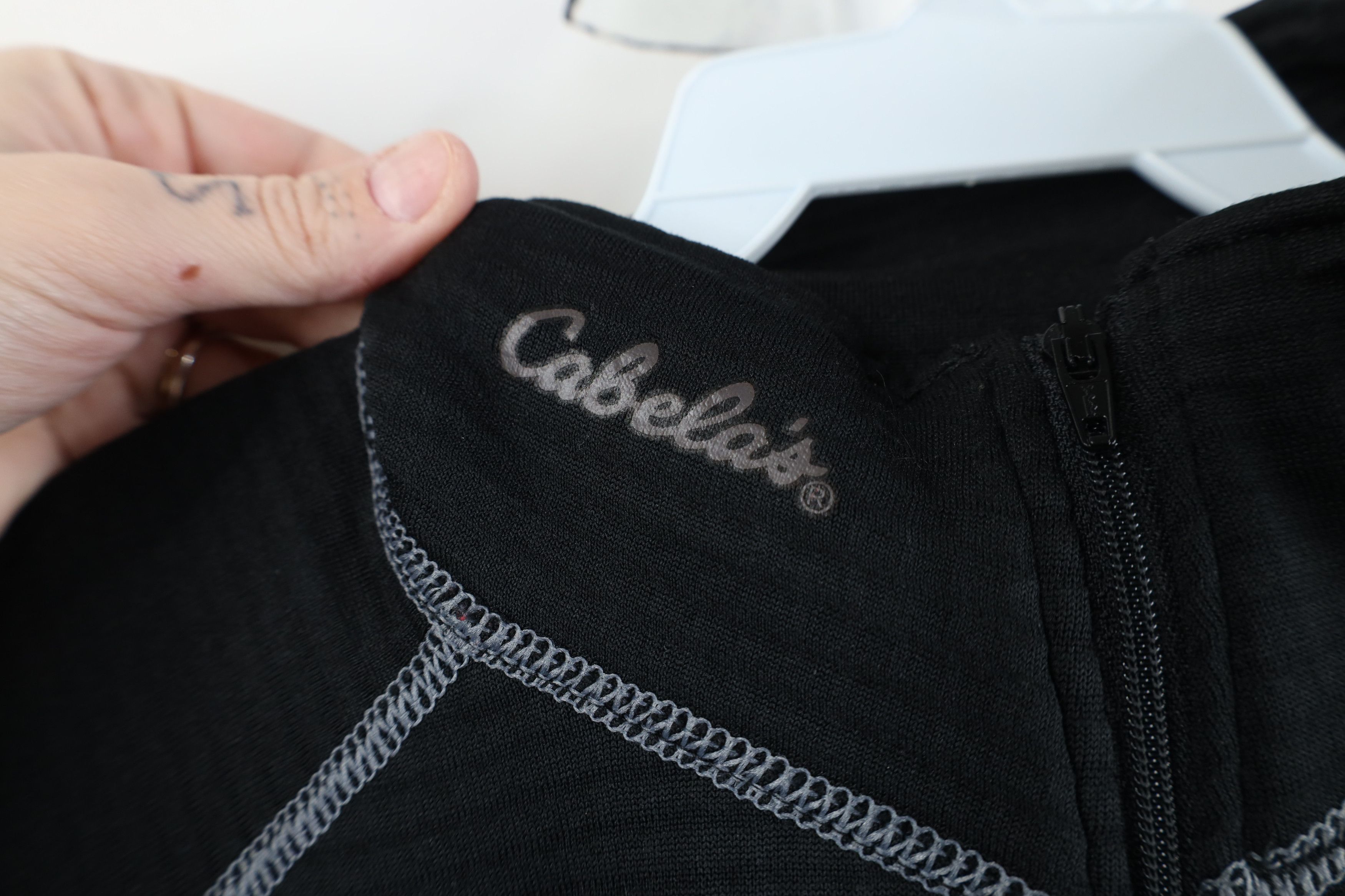 Cabelas Vintage Y2K Cabelas Thermal Lined Knit Half Zip Sweater Size US XXL / EU 58 / 5 - 4 Thumbnail