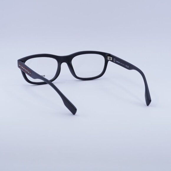 Burberry Burberry BE2385U 3464 Eyeglasses Black 56mm Rectangle Frame Size ONE SIZE - 4 Thumbnail