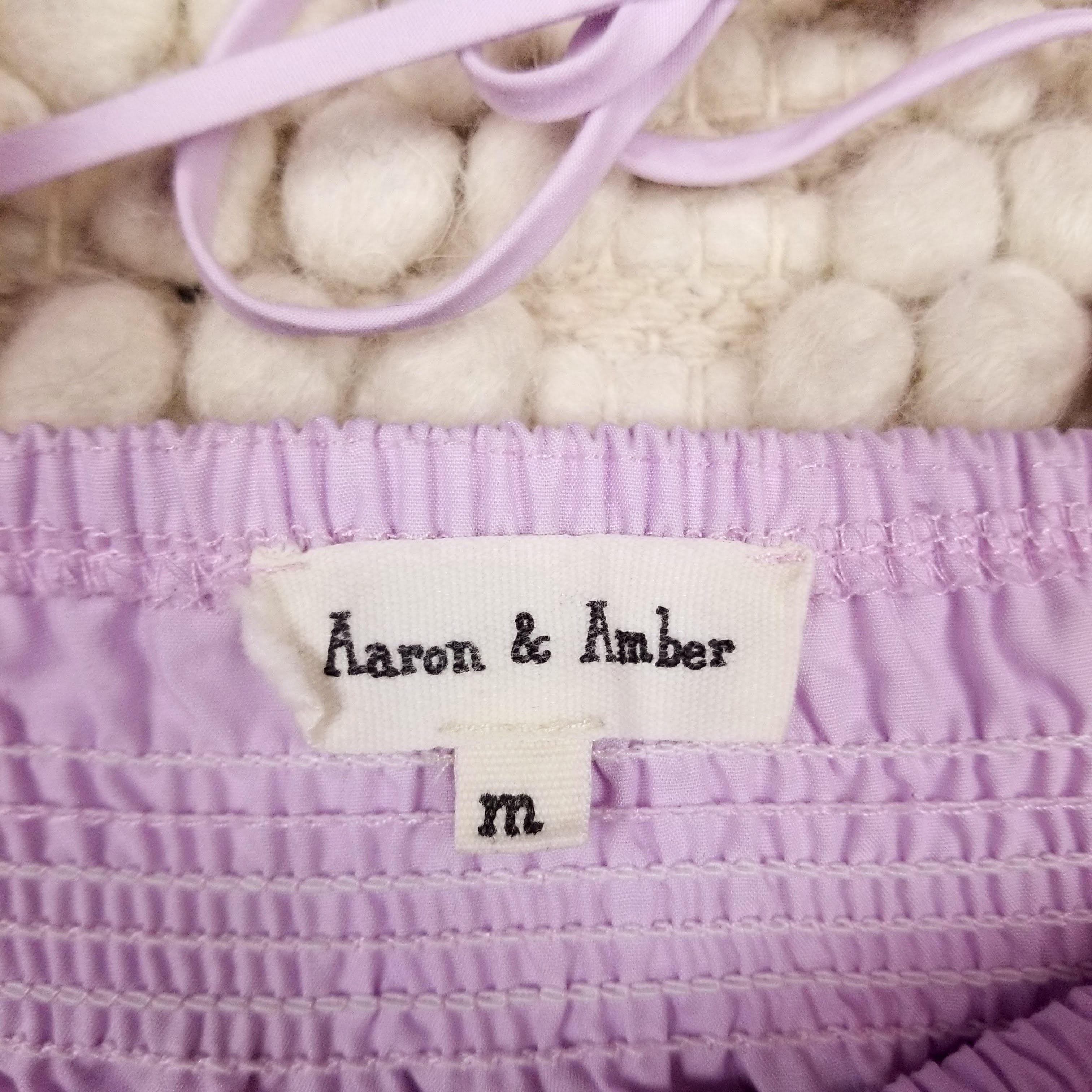 Other Aaron & Amber Smocked Puff Shoulder Top Size M / US 6-8 / IT 42-44 - 7 Thumbnail