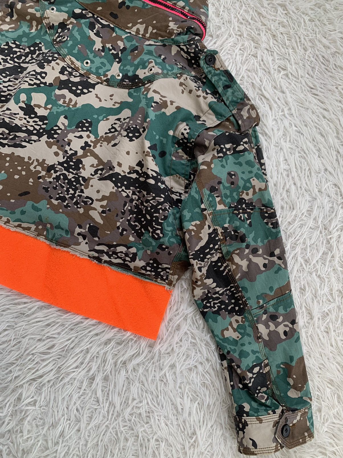 Diesel Diesel Camo Military Combat RR55 Crop Jacket Size M / US 6-8 / IT 42-44 - 8 Thumbnail