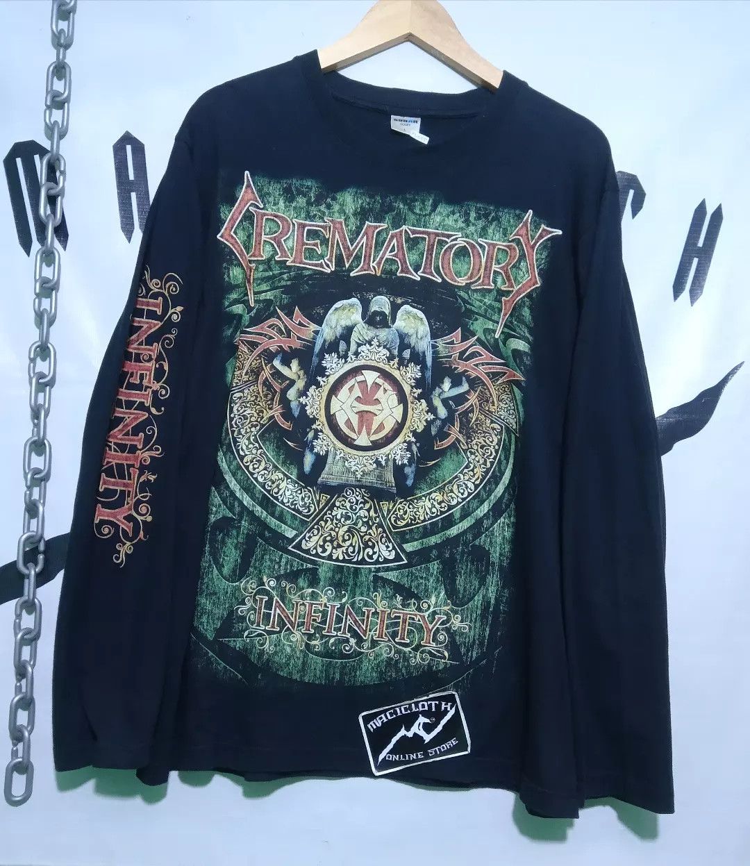 Band Tees × Vintage CREMATORY infinity Size US L / EU 52-54 / 3 - 1 Thumbnail