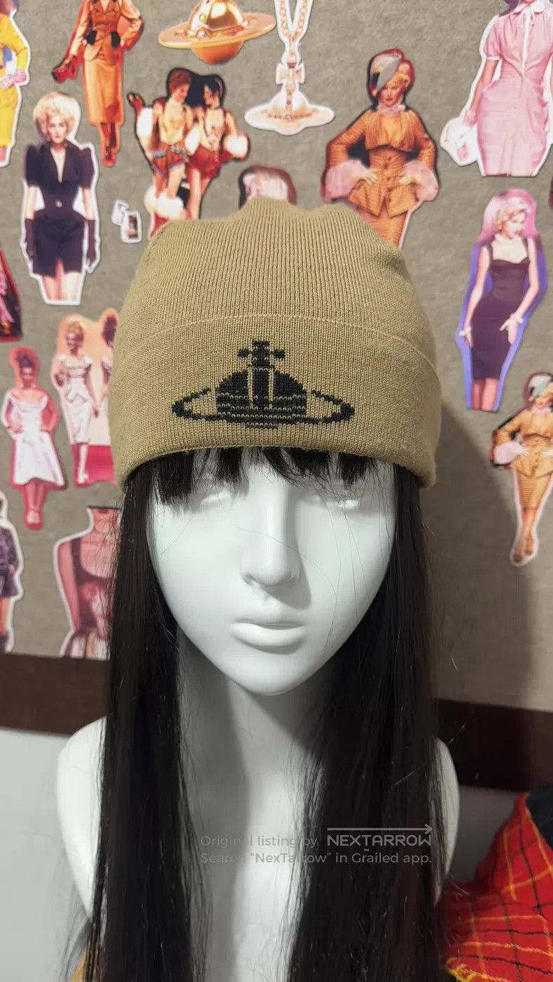 Vivienne Westwood Vivienne Westwood Knit Beanie Size ONE SIZE - 1 Thumbnail