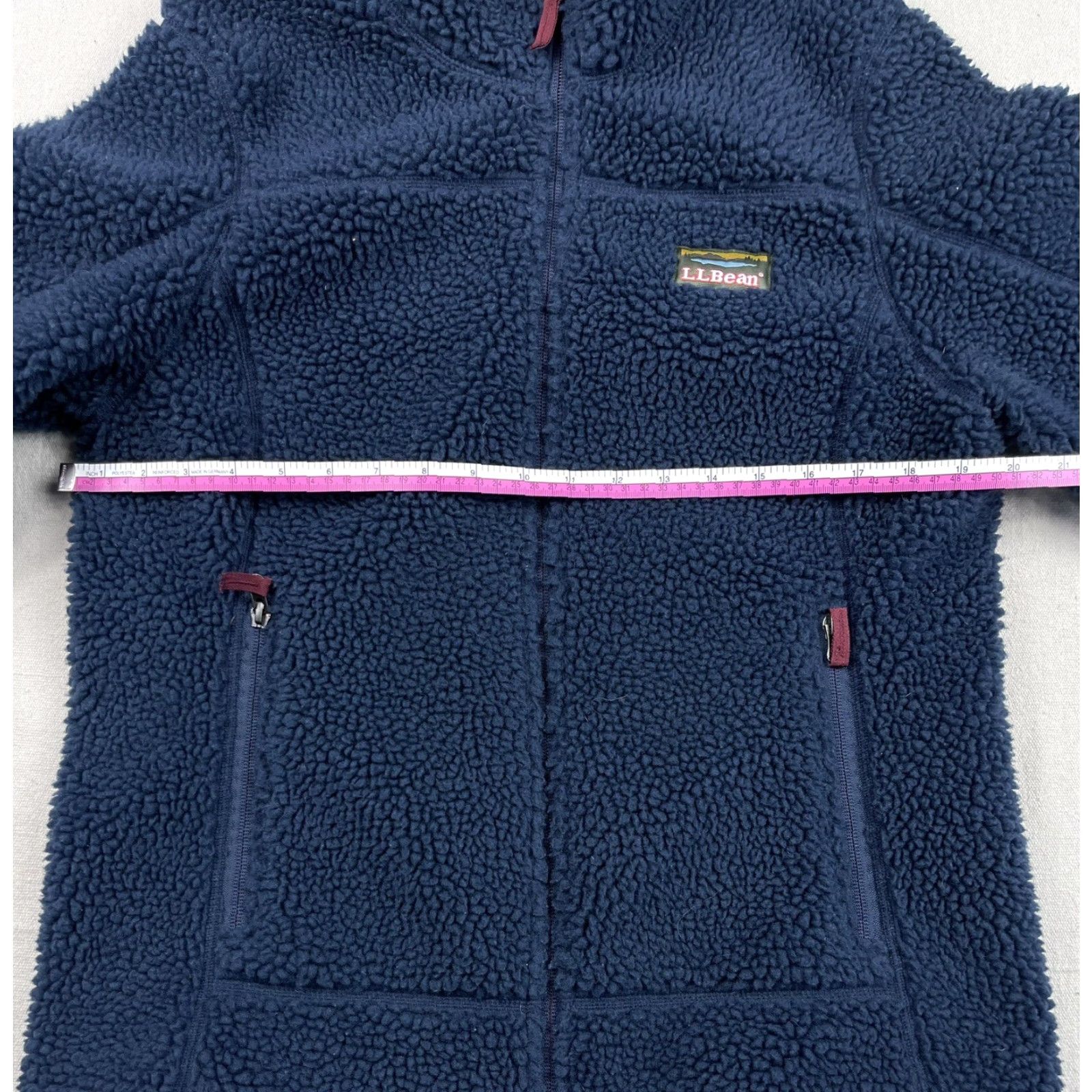 Vintage VINTAGE L.L. Bean Jacket Womens M Fleece Deep High Pile Full Zip Blue Thick Lined Ski Size M / US 6-8 / IT 42-44 - 5 Thumbnail