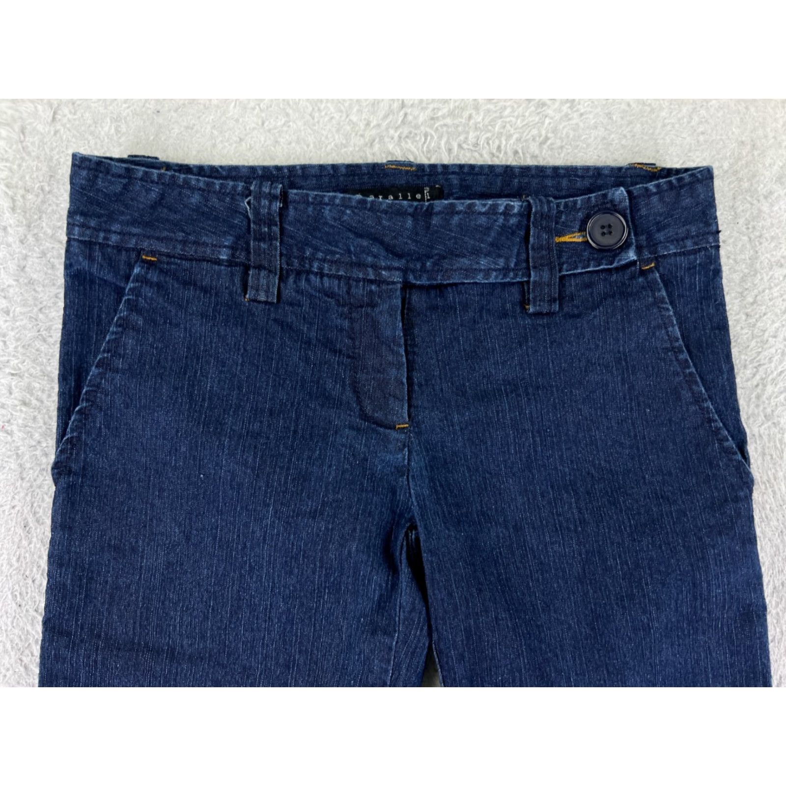 Vintage Parallel Women's Bootcut Jeans Size 4 Blue Denim Low Rise 27x31 Regular Fit Size 27" / US 4 / IT 40 - 7 Thumbnail