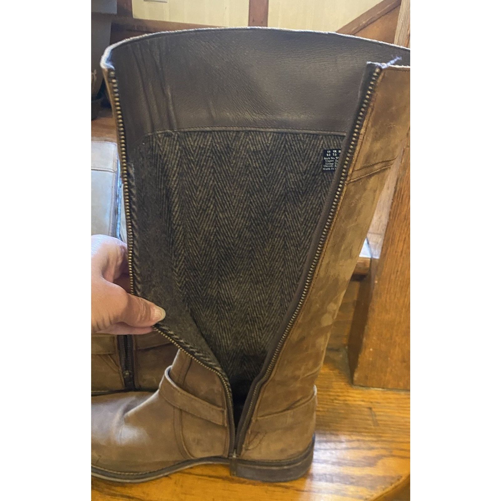 Wolverine Wolverine Ridingvtall Knee Brown Leather Boots Women’s 9.5 Size US 9.5 / IT 39.5 - 8 Thumbnail