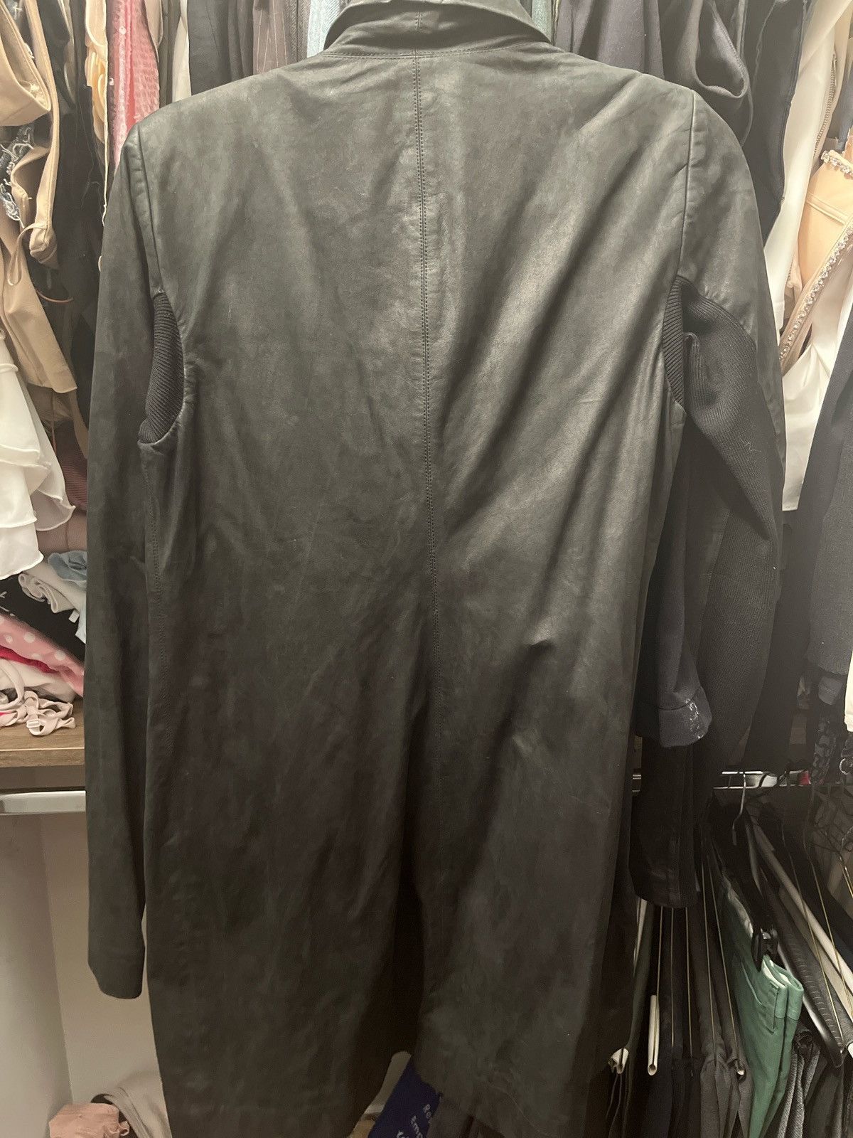 Rick Owens Rick Owens Leather Biker Jacket Size L / US 10 / IT 46 - 3 Thumbnail