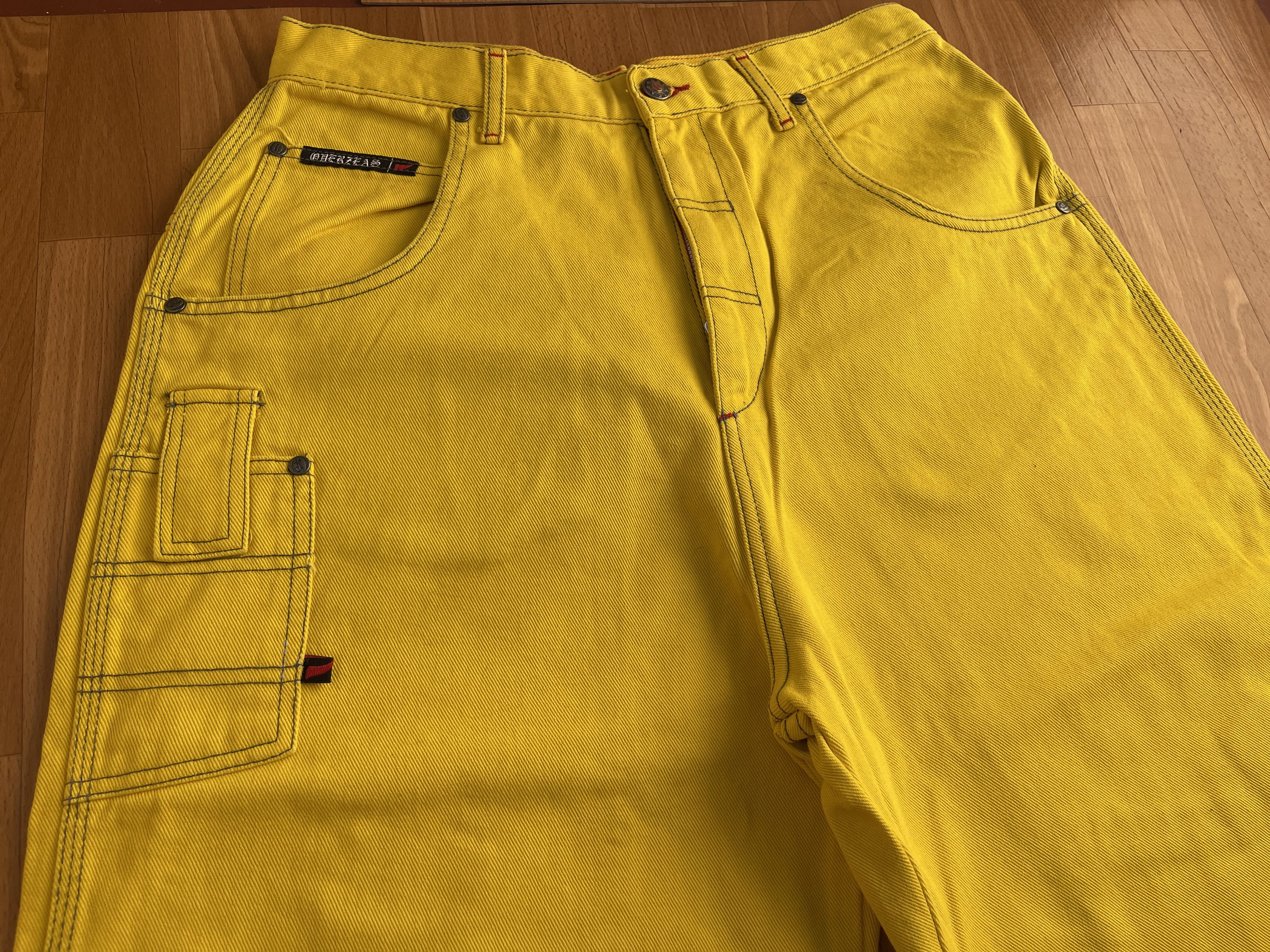 Other Overseas jeans shorts, vintage denim hip hop, 90s, size W 32 Size US 32 / EU 48 - 11 Thumbnail