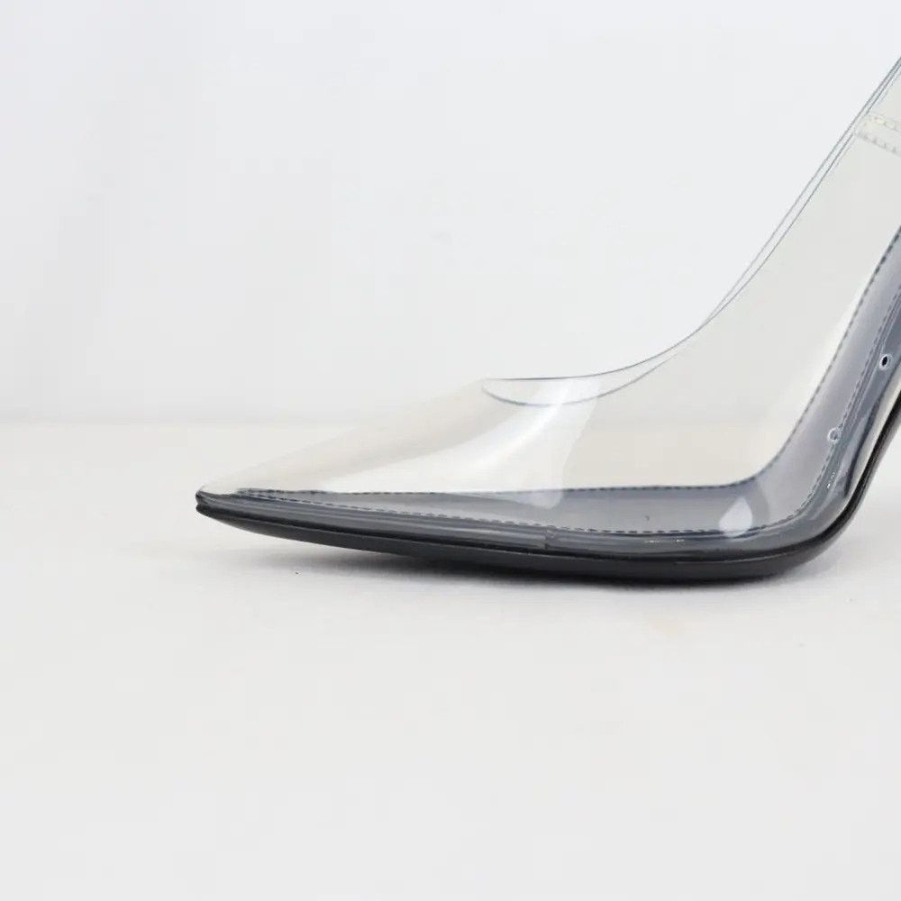 Saint Laurent Paris o1rshd1 Opyum 110 Pump in Nero/Transparent 38.5 Size US 8.5 / IT 38.5 - 7 Thumbnail