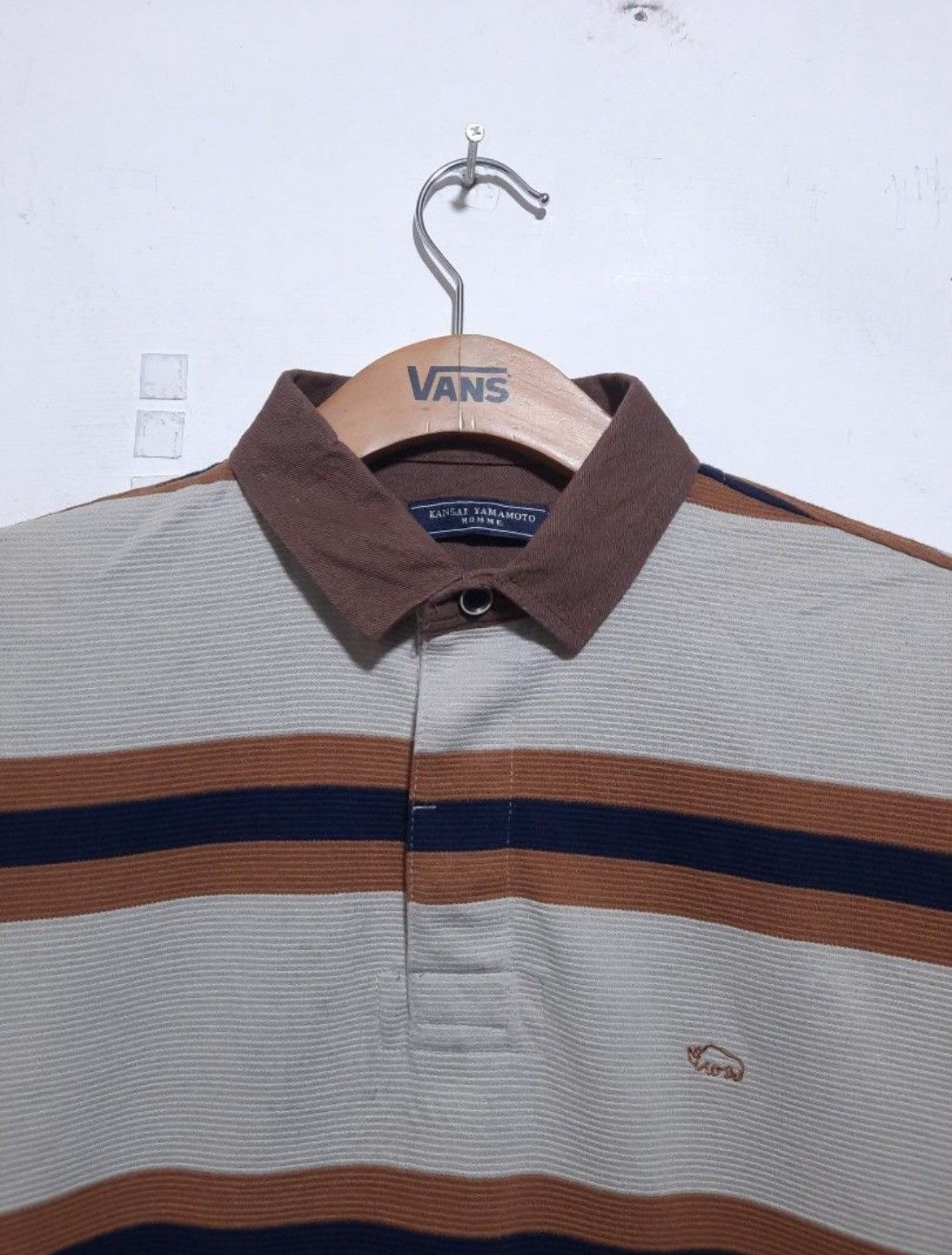 Japanese Brand × Kansai Yamamoto Kansai Yamamoto Polo Shirt Size US M / EU 48-50 / 2 - 3 Thumbnail