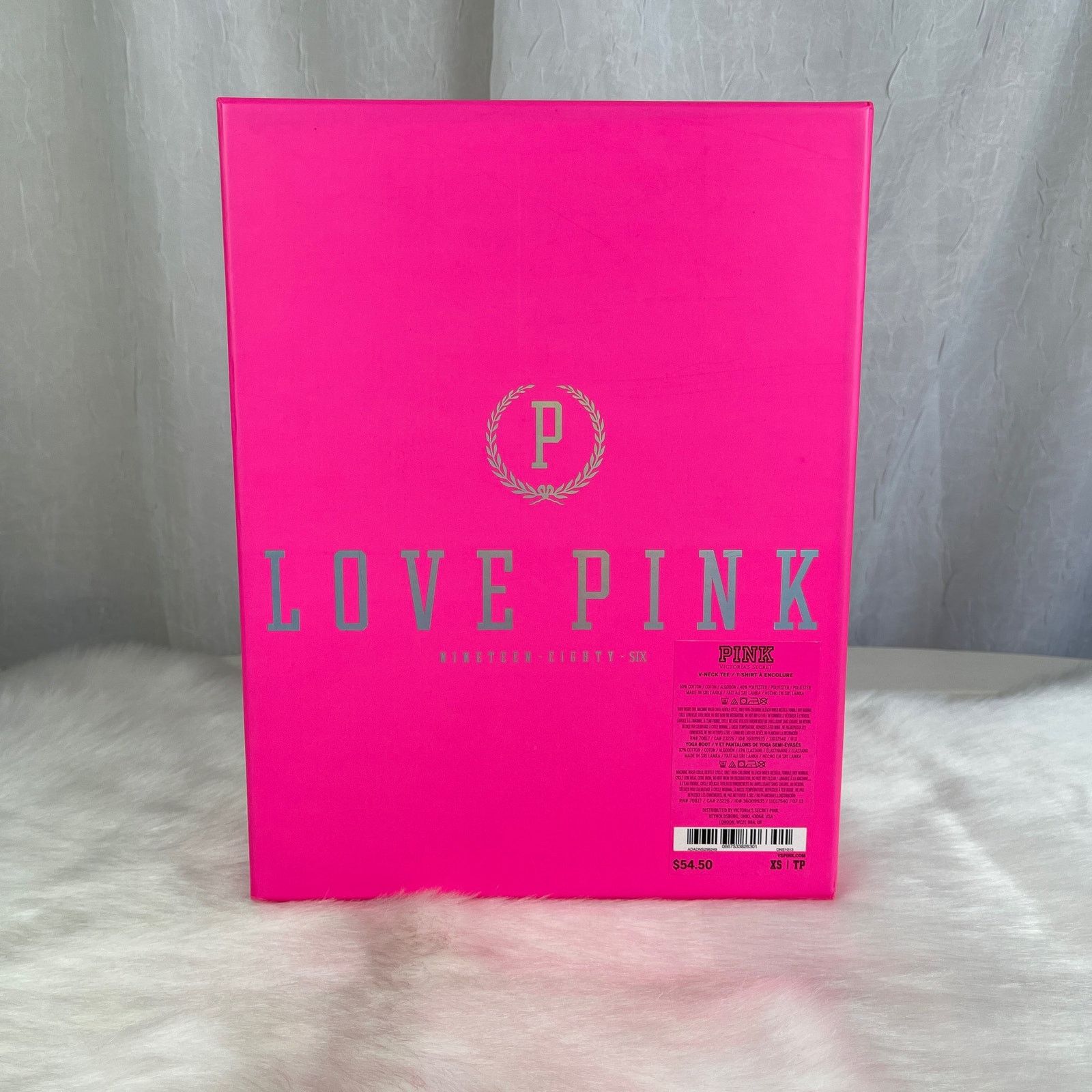 Victoria's Secret Victoria’s Secret PINK Gift Decor Storage Box Silver Logo Size ONE SIZE - 1 Thumbnail