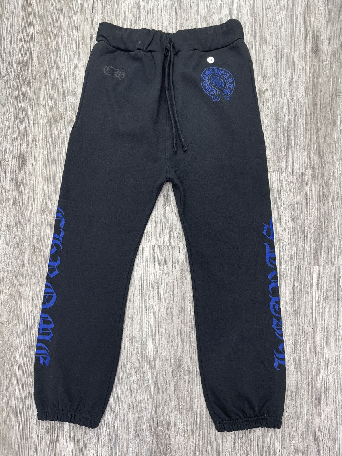 Chrome Hearts Chrome Hearts Sweatpants (black/blue) Size US 30 / EU 46 - 1 Thumbnail