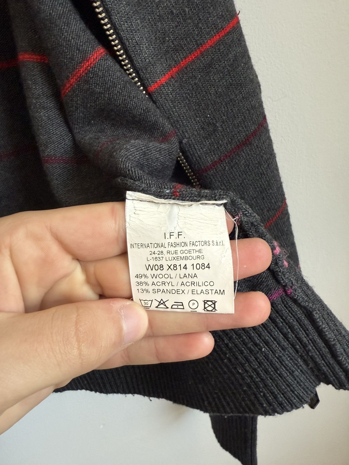 Dirk Bikkembergs Dirk Bikkembergs Vintage Zip Knit Sweater-Unisex– Logo Back Size US M / EU 48-50 / 2 - 7 Thumbnail