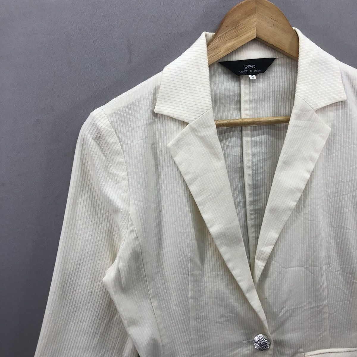 Yohji Yamamoto Inéd 1 Button Blazer Jacket Size XS / US 0-2 / IT 36-38 - 2 Thumbnail