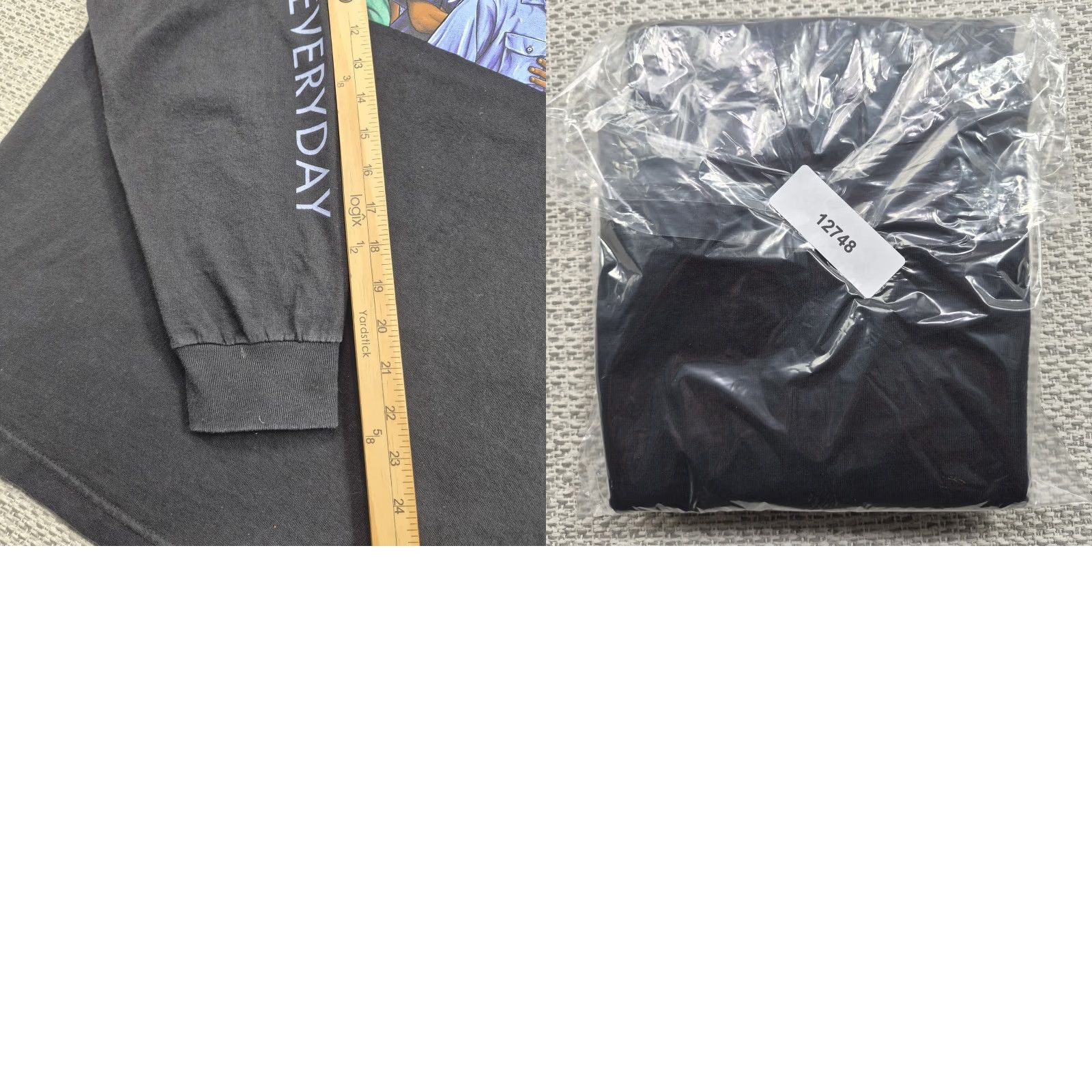 DGK DGK Shirt Mens Medium Black All Day Everyday Long Sleeve Graphic Streetwear Tee Size US M / EU 48-50 / 2 - 9 Thumbnail