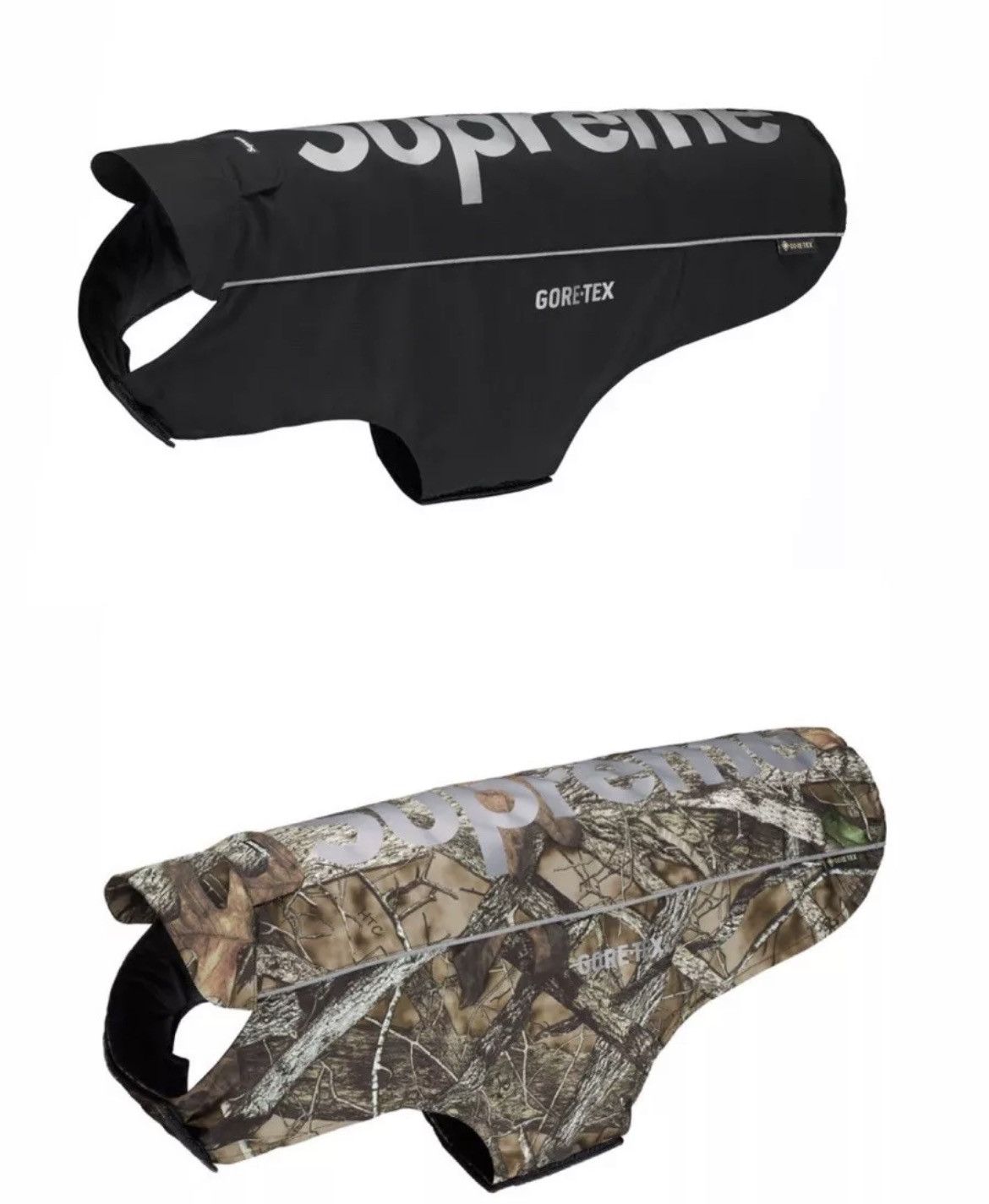 SUPREME GORE TEX DOG JACKET Size Large Camo + Black Bundle