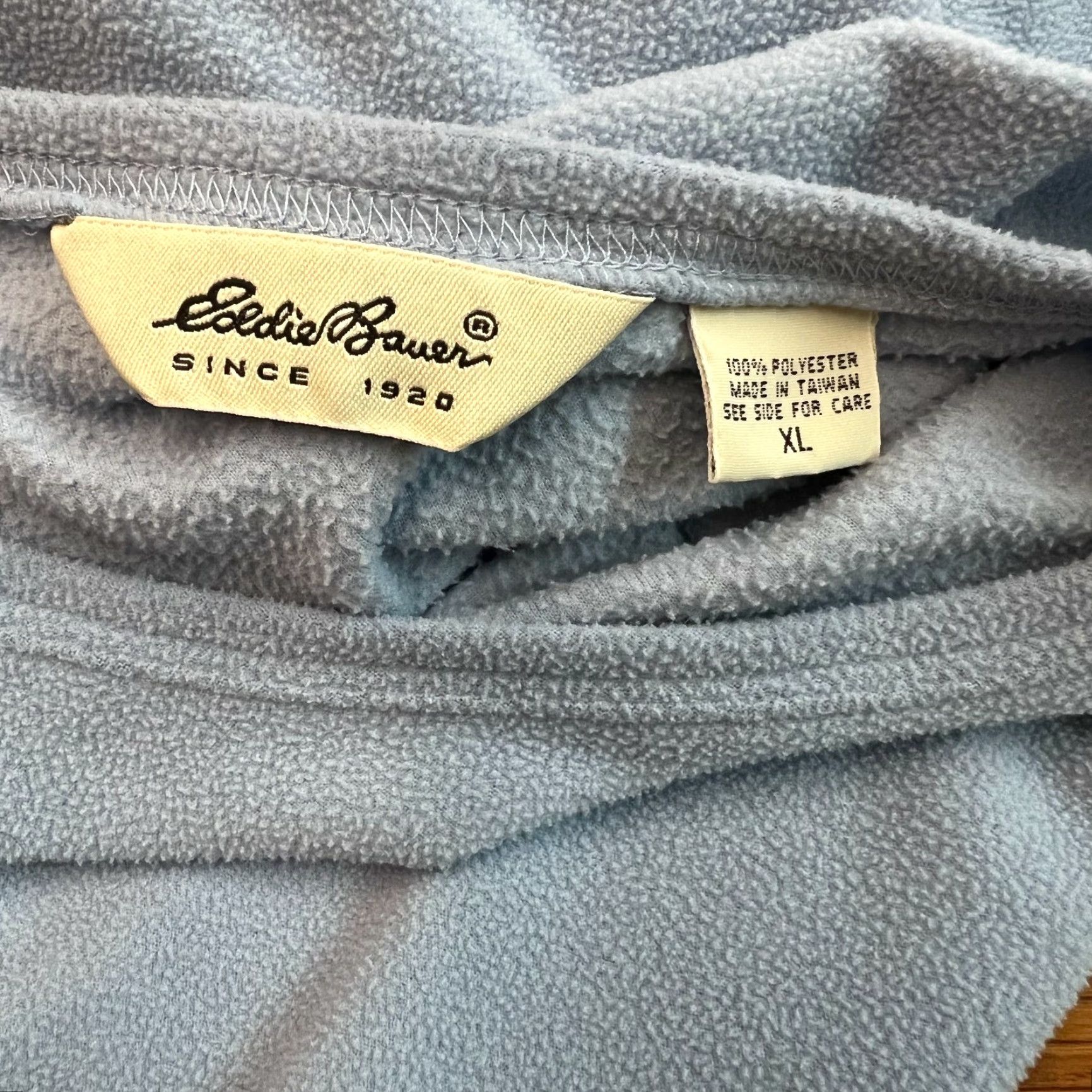 Eddie Bauer Eddie Bauer Womens Round Neck Long Sleeves Blue Fleece Pullover Sweaters XL Regular Size Pullover Casual WomensEM Size XL / US 12-14 / IT 48-50 - 6 Thumbnail