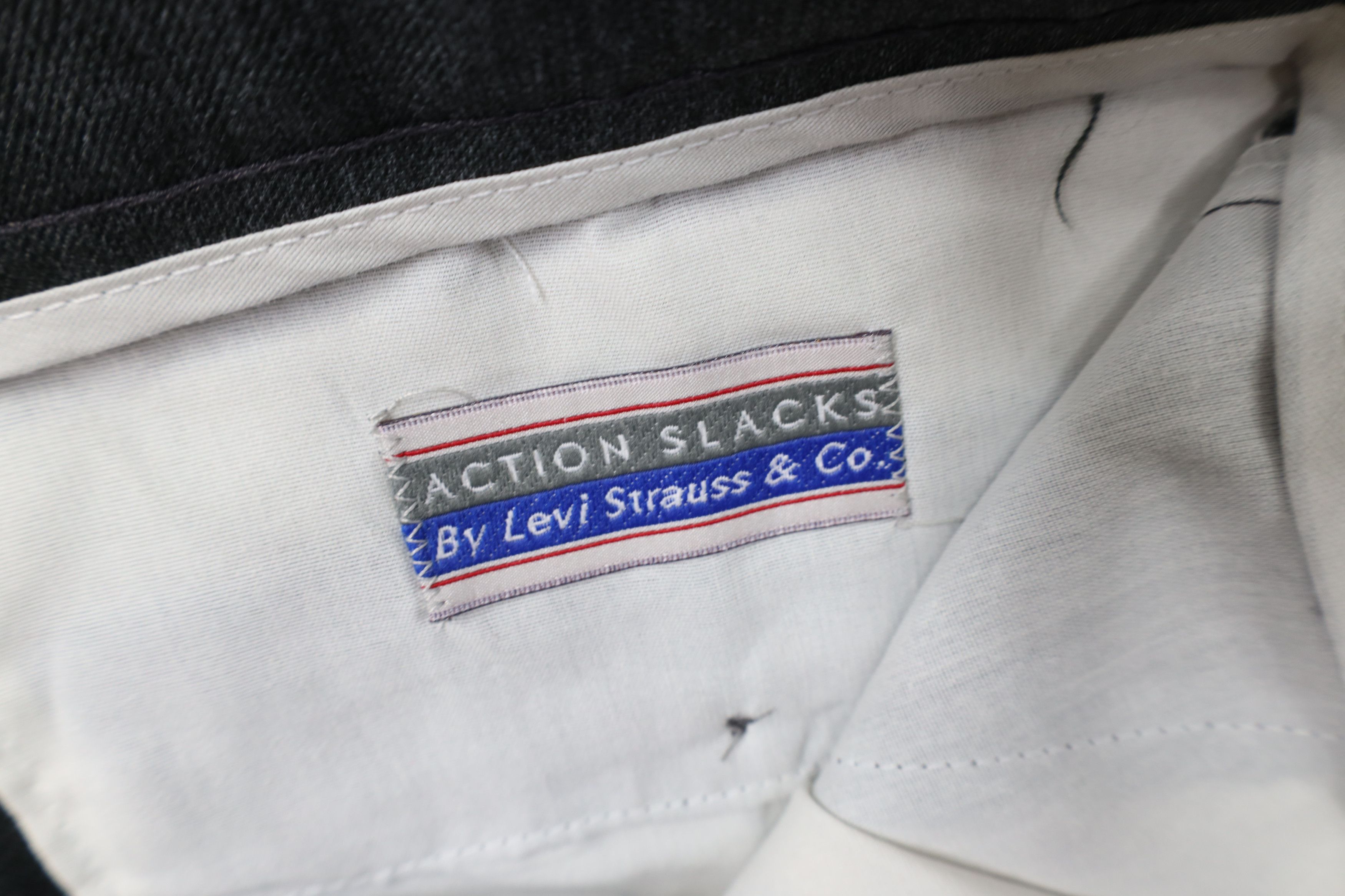 Levi's Vintage 90s Levis Flared Wide Leg Chino Pants Heather Gray Size US 42 / EU 58 - 6 Thumbnail