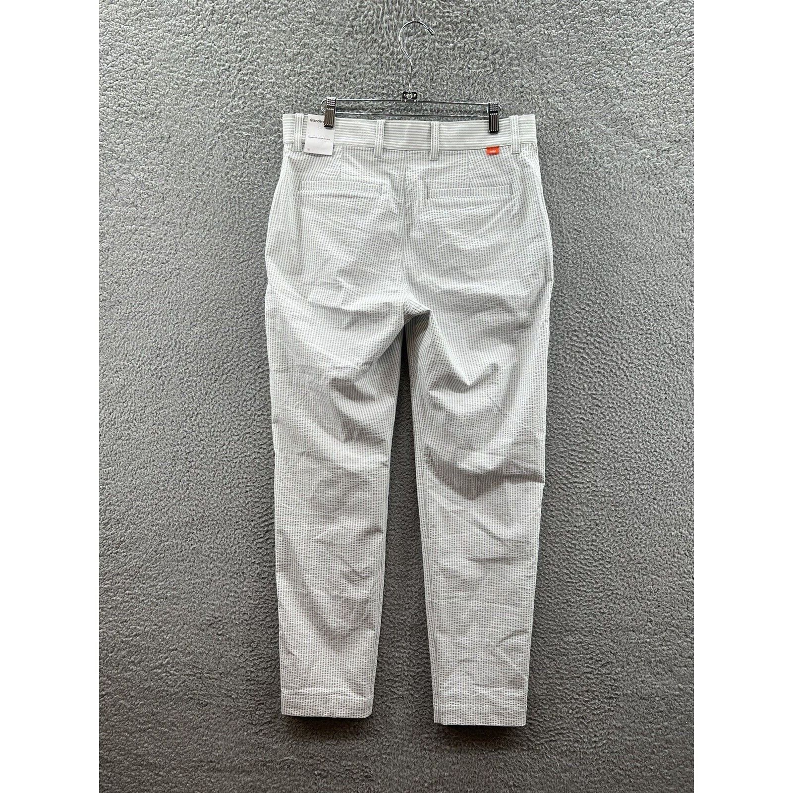 Nike Nike Dri-FIT UV Gray Stripe Seersucker Golf Chino Pants Size US 32 / EU 48 - 2 Thumbnail