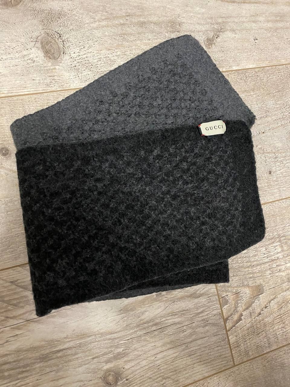 Pre-owned Gucci Scarf  In Black