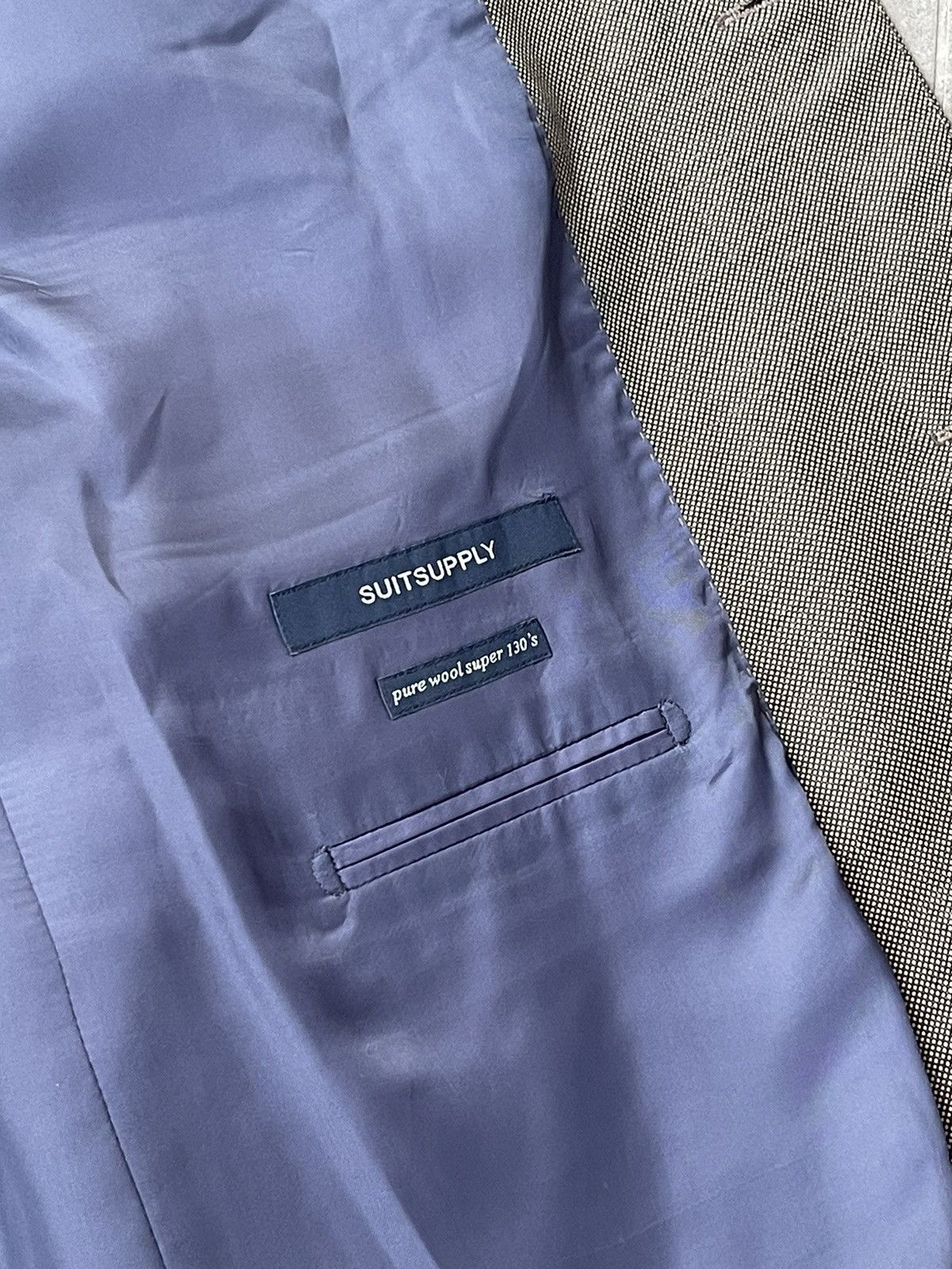 Suitsupply SS10 Suitsupply Grey Wool Casual Blazer Size 50L - 16 Thumbnail