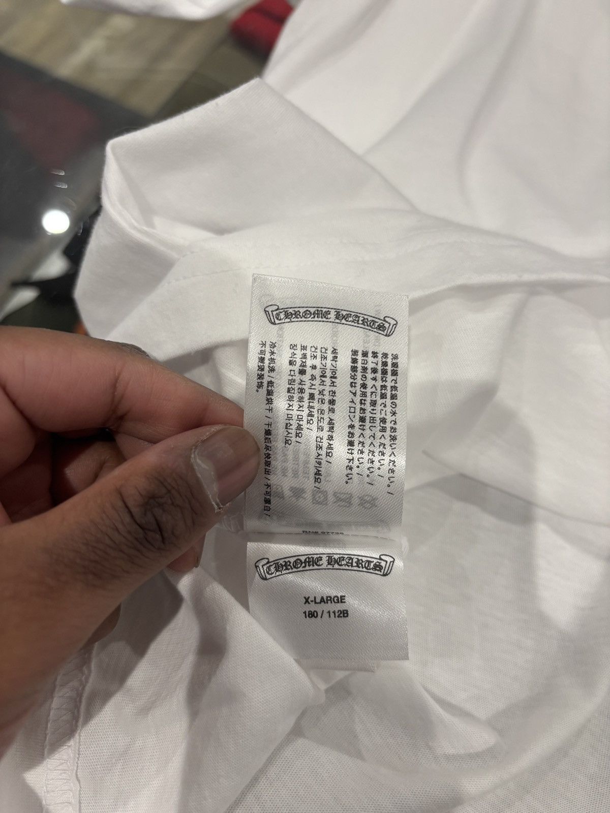 Chrome Hearts Chrome Hearts Scroll Logo Shirt White Size: XL Size US XL / EU 56 / 4 - 9 Thumbnail