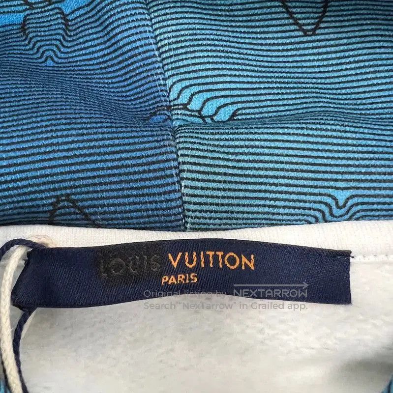 Louis Vuitton Louis Vuitton Blue Women's Hoodie . Size M / US 6-8 / IT 42-44 - 3 Thumbnail