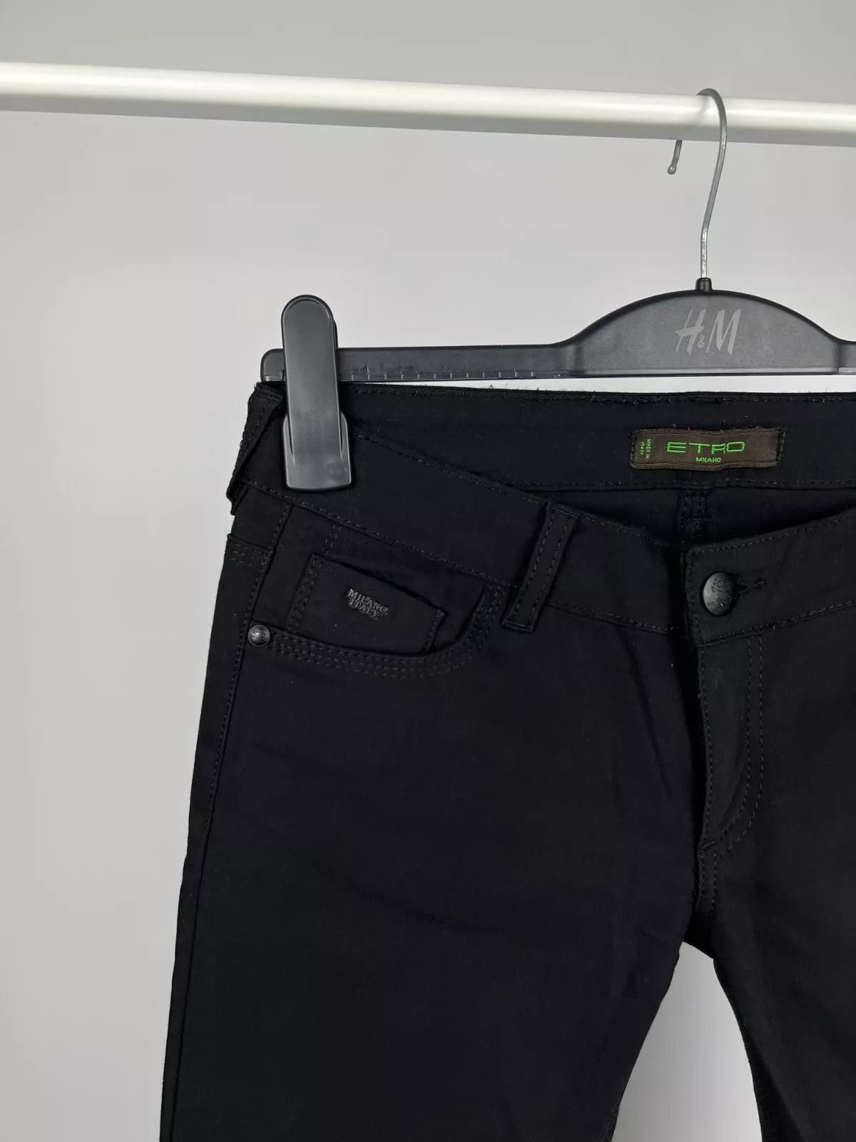 Etro Etro Milano Women's Black Formal Casual Pants W30 Size 30" / US 8 / IT 44 - 3 Thumbnail