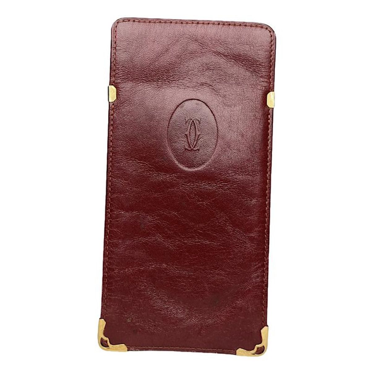 Cartier Burgundy Leather Purse Size ONE SIZE - 1 Thumbnail