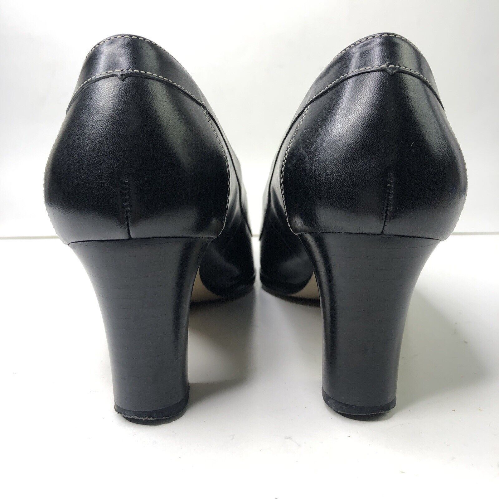 Lauren Ralph Lauren Lauren Ralph Lauren Black Leather Shoes Size 9B Heeled block Size US 9 / IT 39 - 8 Thumbnail