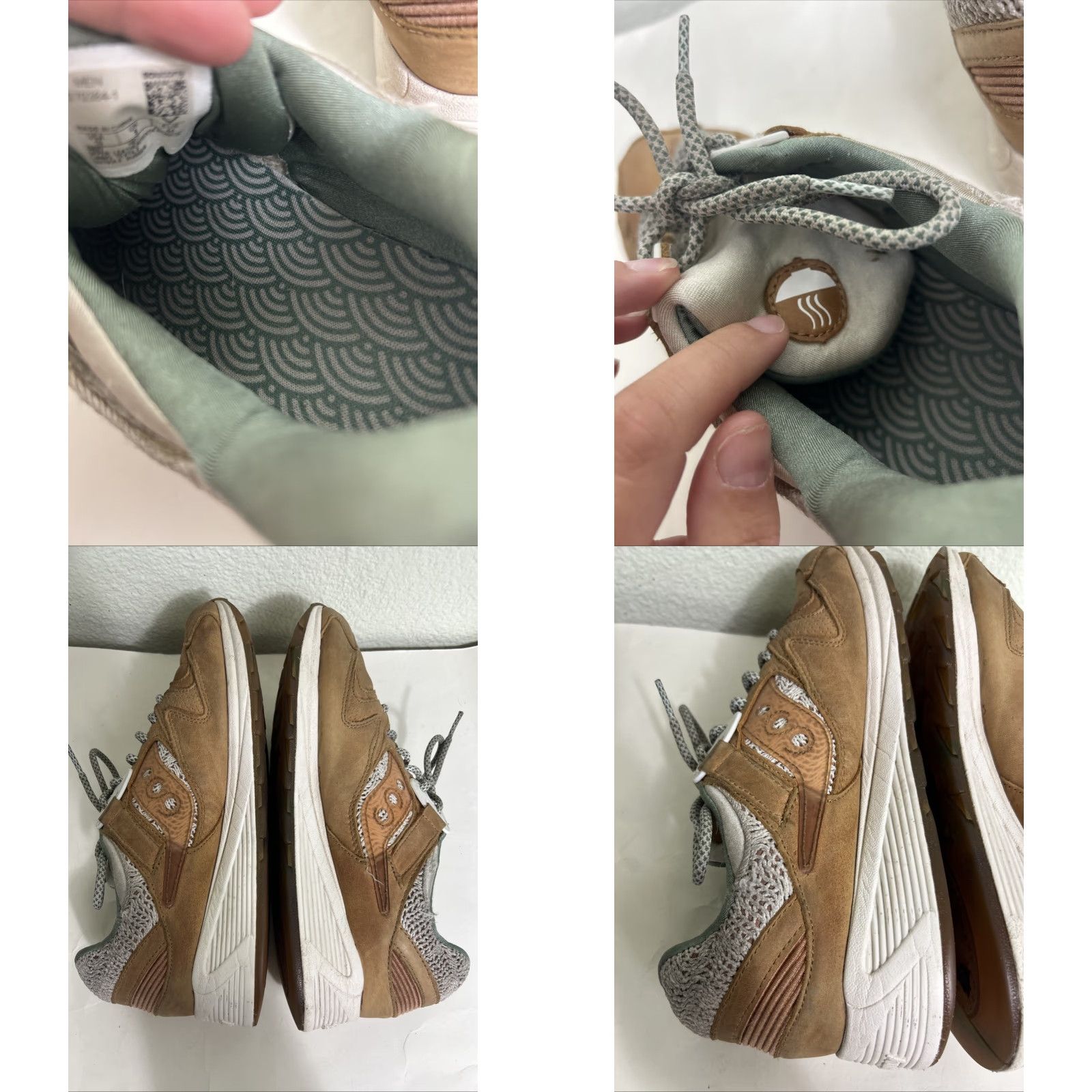 Saucony Saucony Grid 8500 SL Miso Ramen Mens Size 10 Brown Sneakers S70384-1 Size US 10 / EU 43 - 10 Thumbnail