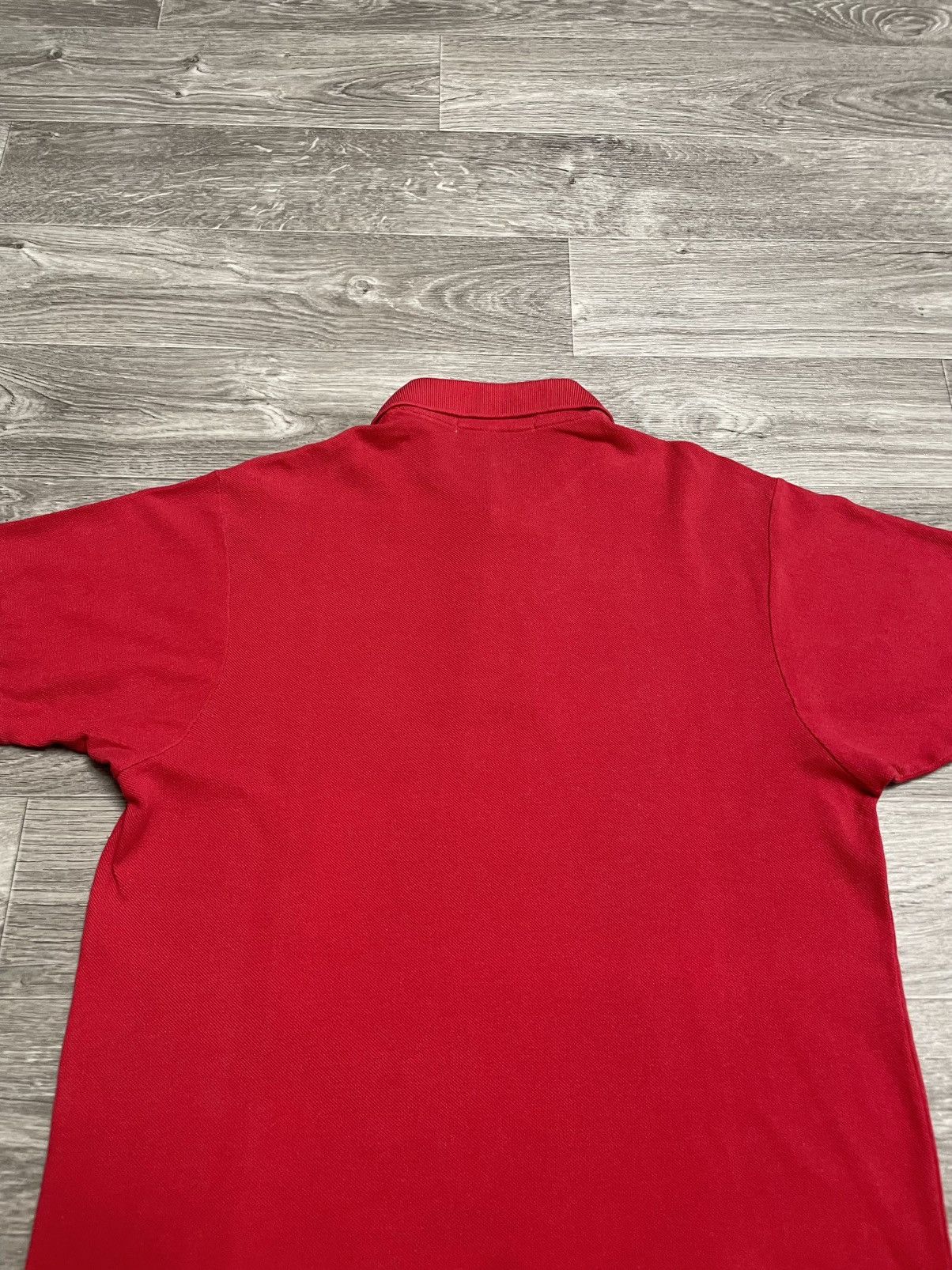 Burberry Vintage Burberrys Red Polo Shirt 90s Size US L / EU 52-54 / 3 - 11 Thumbnail